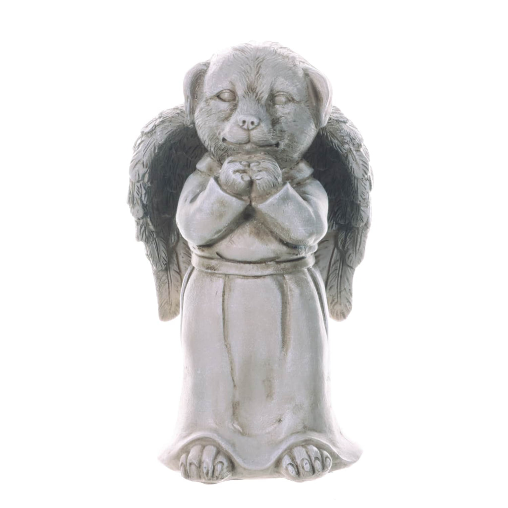 Praying Dog Angel Garden Statue, 7.5 Inches tall