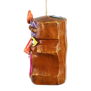 Solar Tiki Bird House, 5.5 by 8.5 Inches | Shop Garden Decor by Exhart