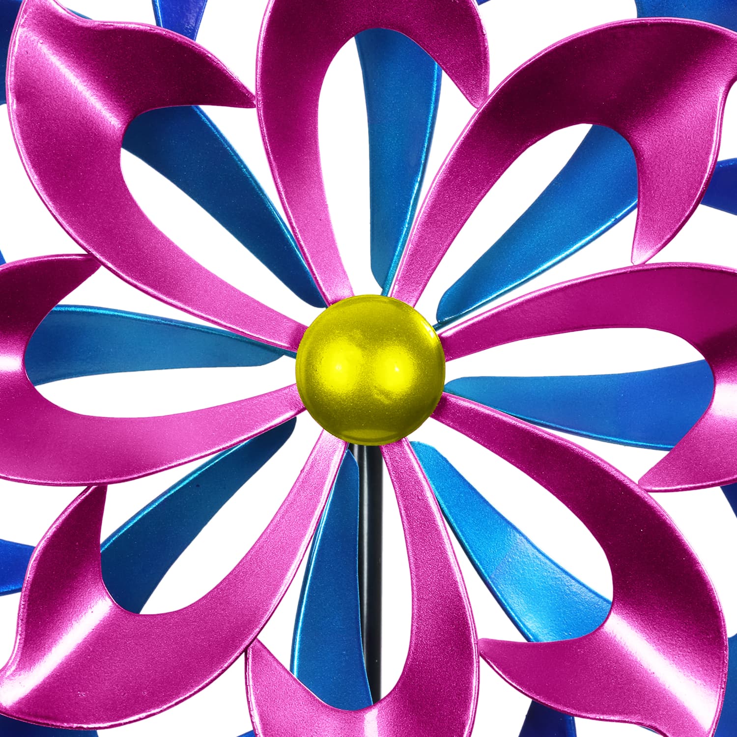 Exhart Metal Pinwheel Garden Kinetic Spinner Stake - Thumbnail 4