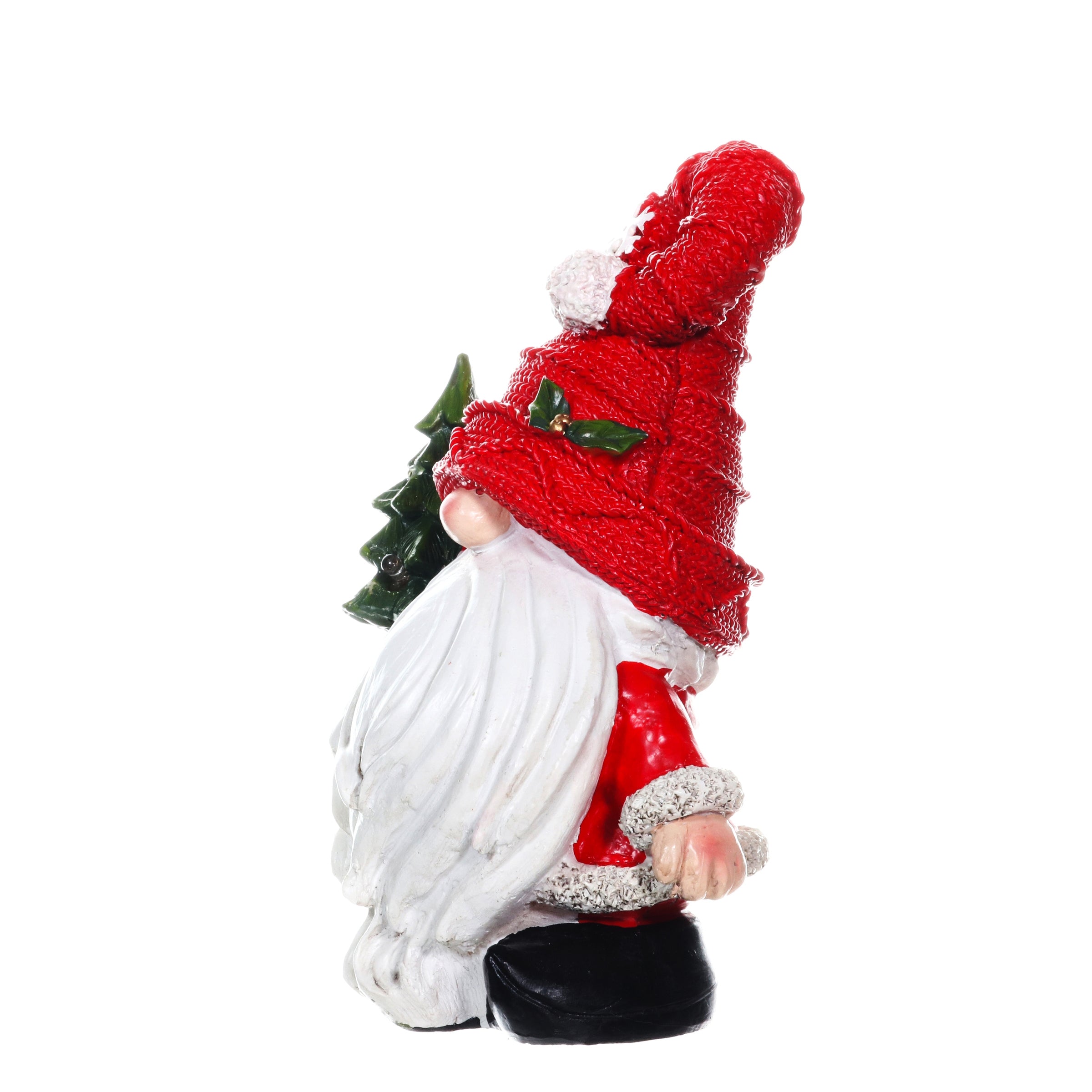 Red Hat Holiday Gnome with LED Christmas Tree - Thumbnail 5