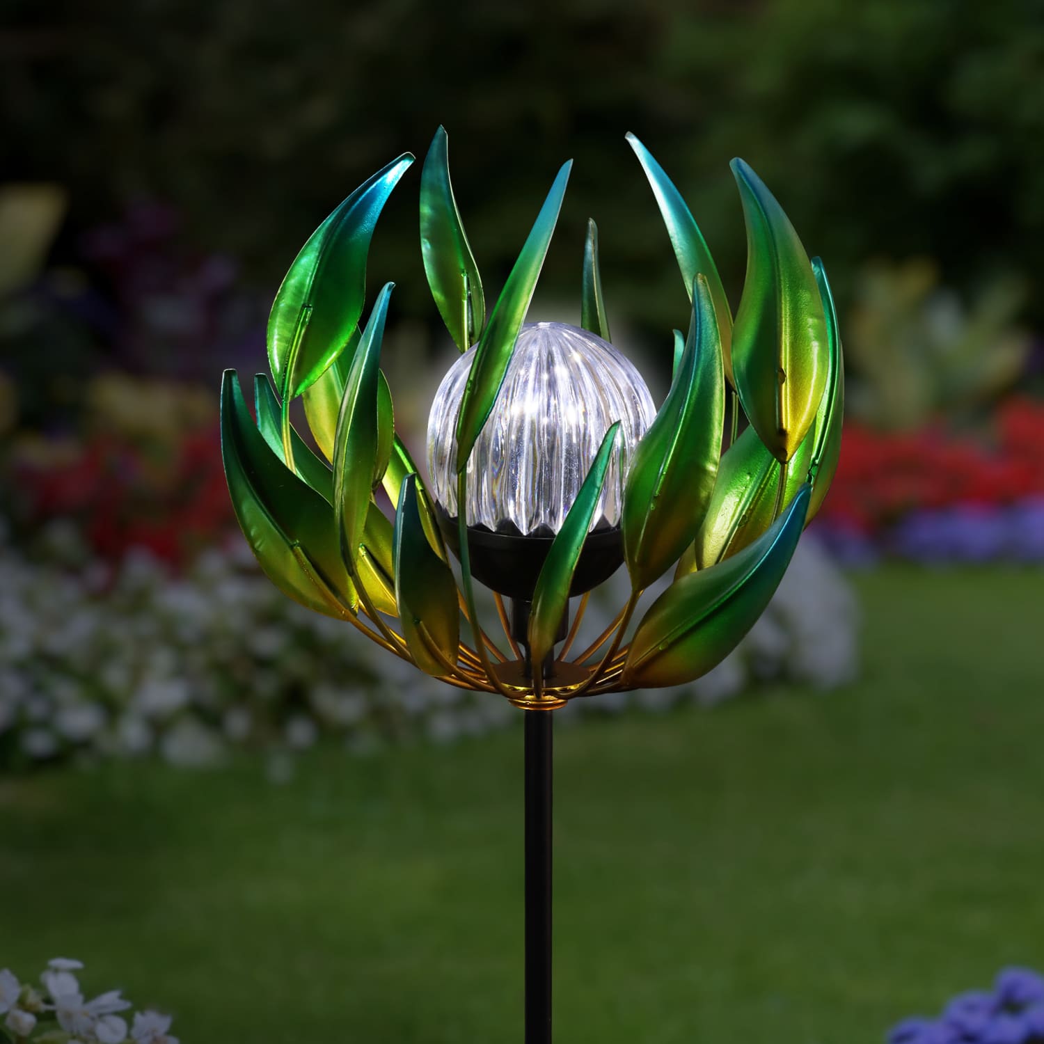 Exhart Spinning Flower Stake - Thumbnail 3