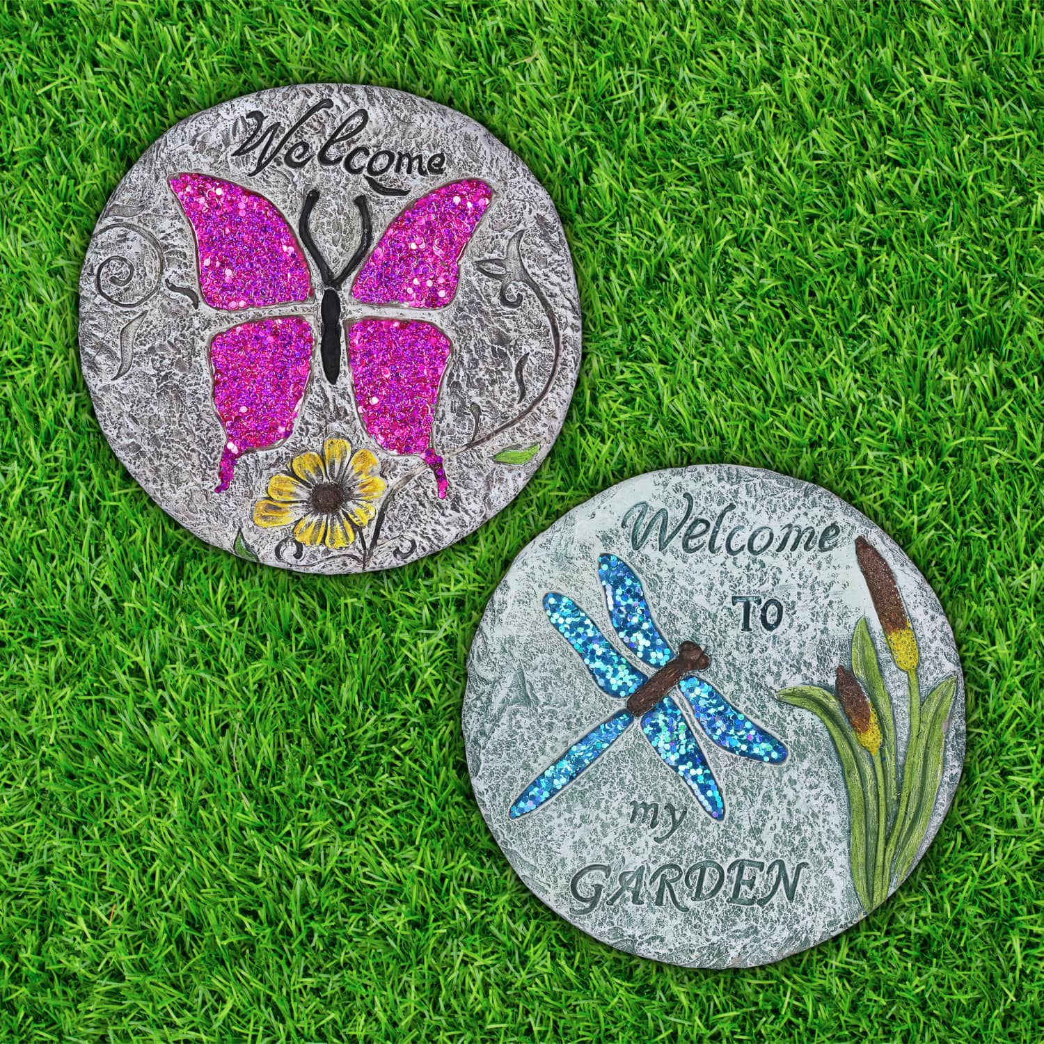 Exhart Dragonfly and Butterfly Stepping Stones - Thumbnail 2