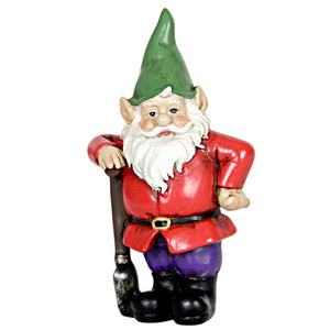 6 Piece Miniature Gardening Gnome Set, Made of Resin | Shop Garden Decor by Exhart
