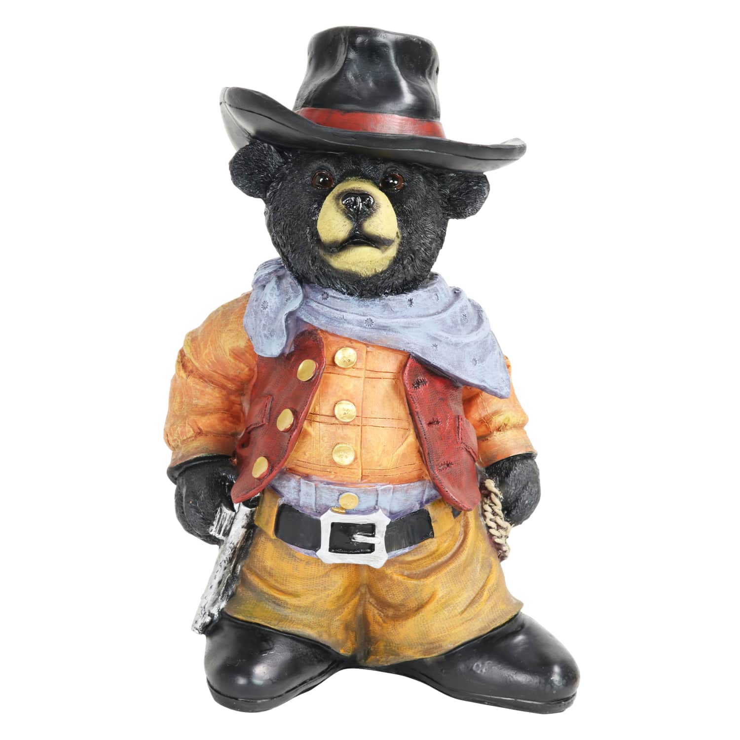 Cowboy Bear Garden Statue