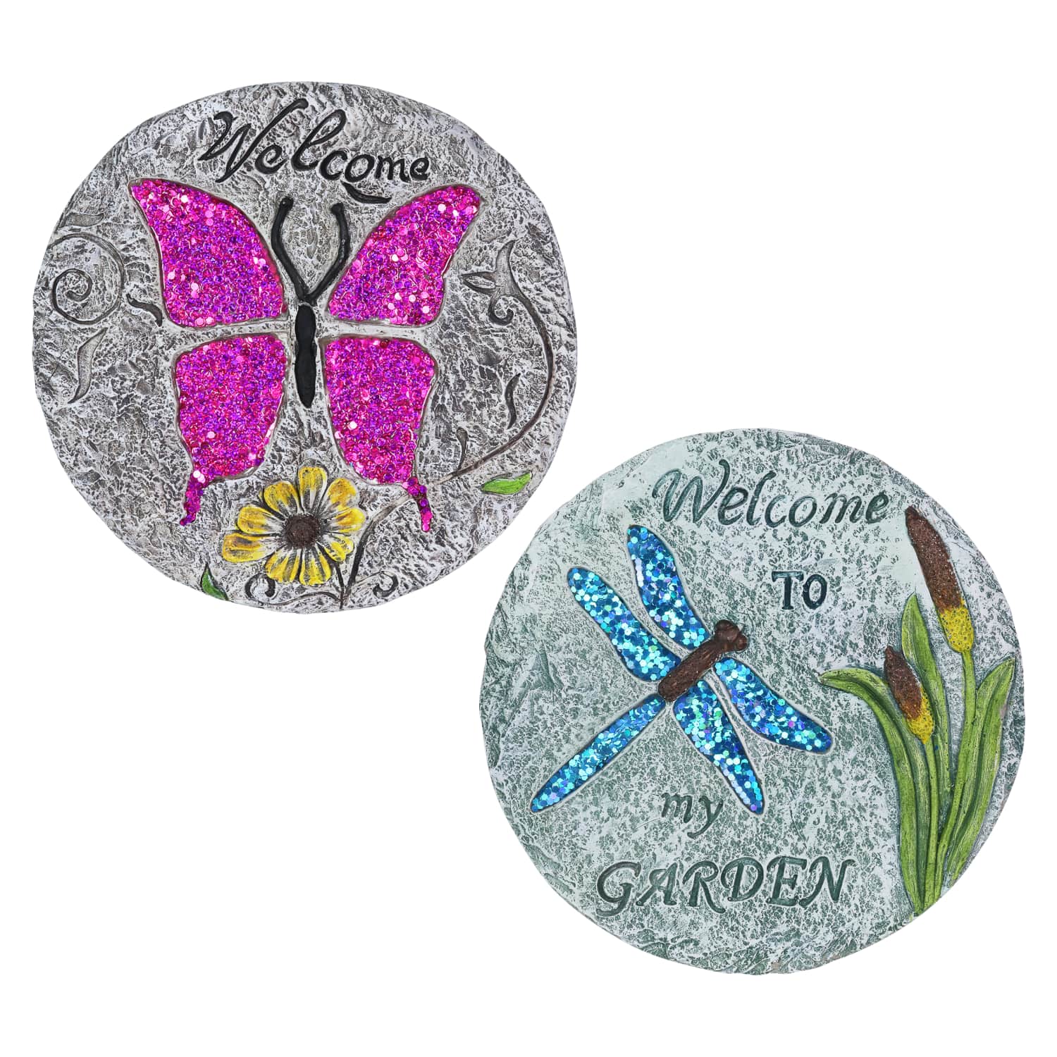 Exhart Dragonfly and Butterfly Stepping Stones