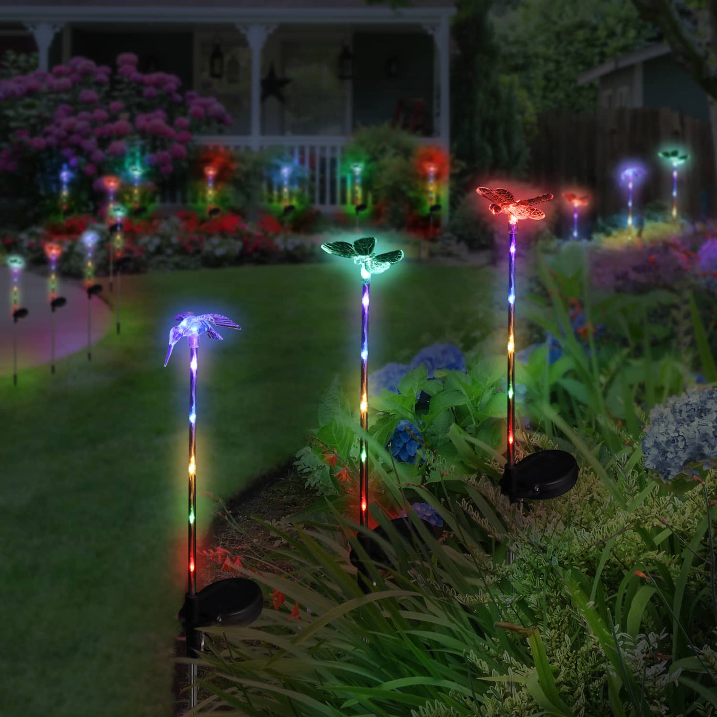 Solar Wind Chimes, Color Changing Dragonfly Lights, Waterproof Solar Solar Wind Chimes, Color Changing Dragonfly Lights, Waterproof Solar