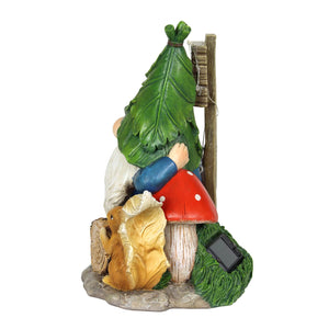 Solar Gnome with Free Weeds- Pull Your Own Sign, 8.5 by 10 Inches | Shop Garden Decor by Exhart