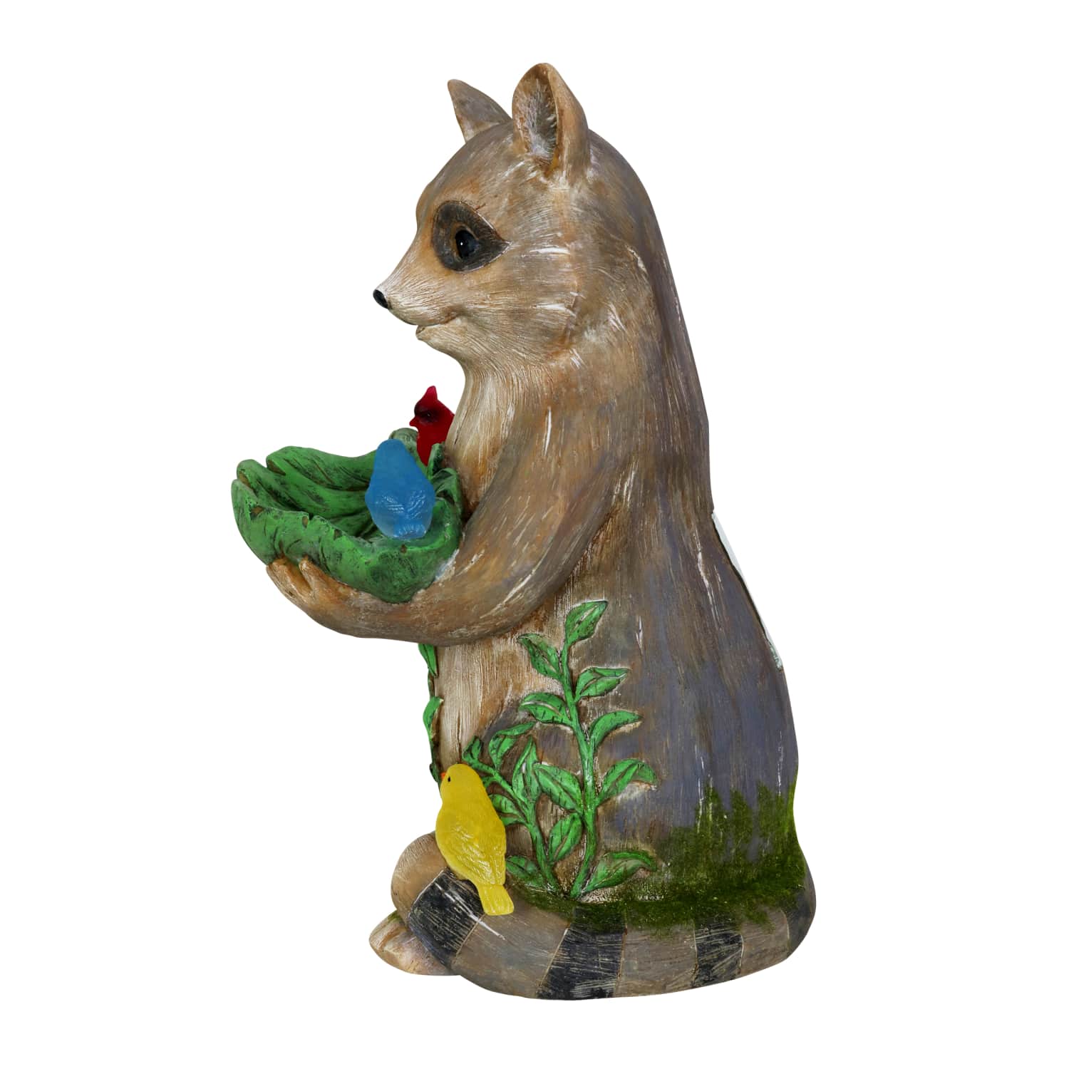 Exhart Solar Raccoon Bird Seed Holder - Thumbnail 5