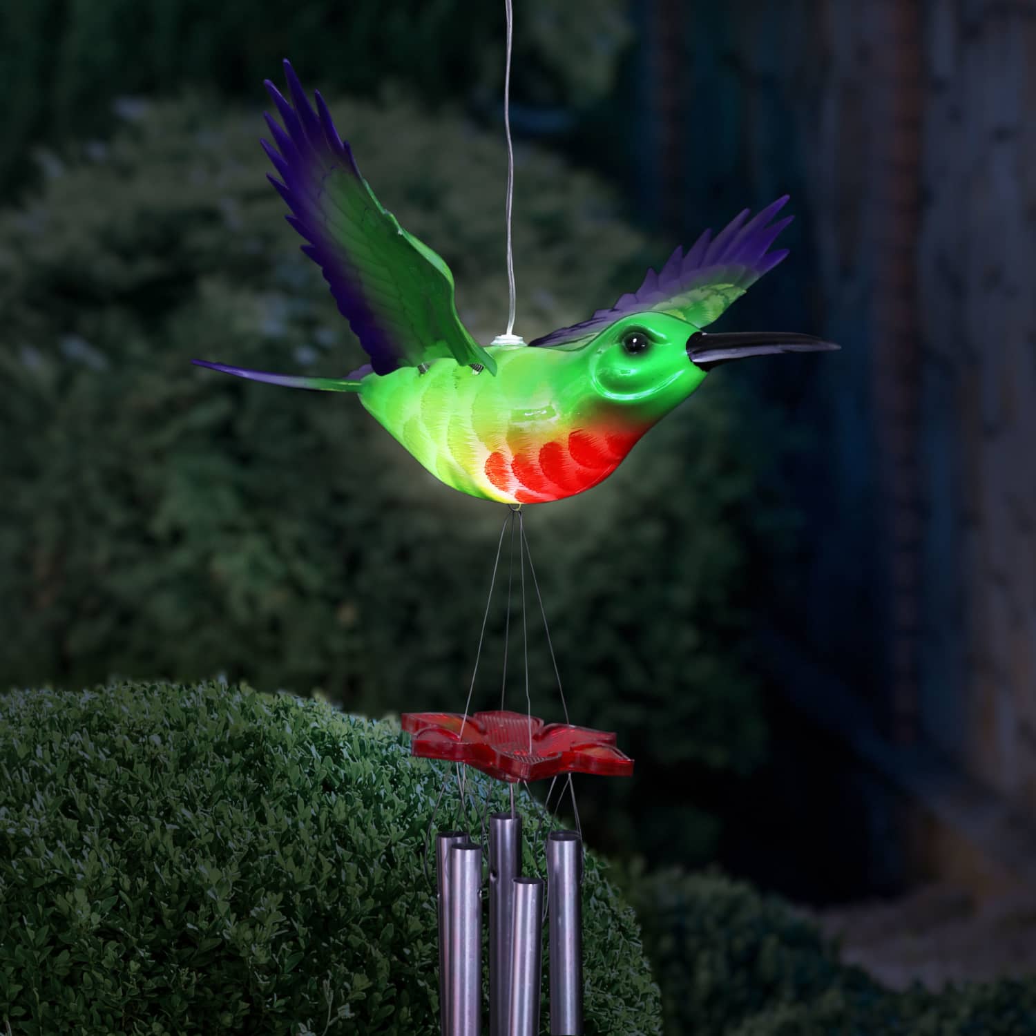 Solar WindyWings Hummingbird Wind Chime - Thumbnail 5