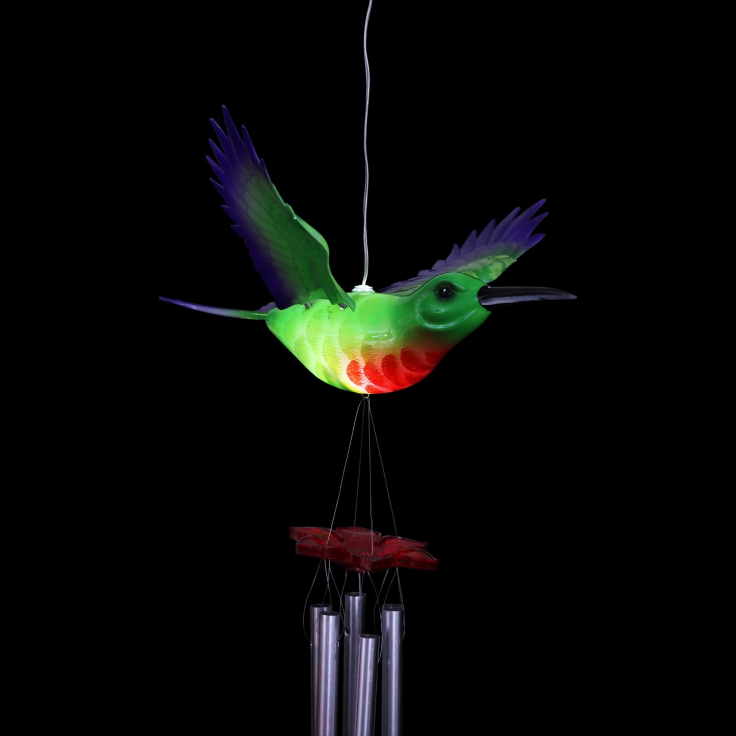 Solar WindyWings Hummingbird Wind Chime - Thumbnail 3