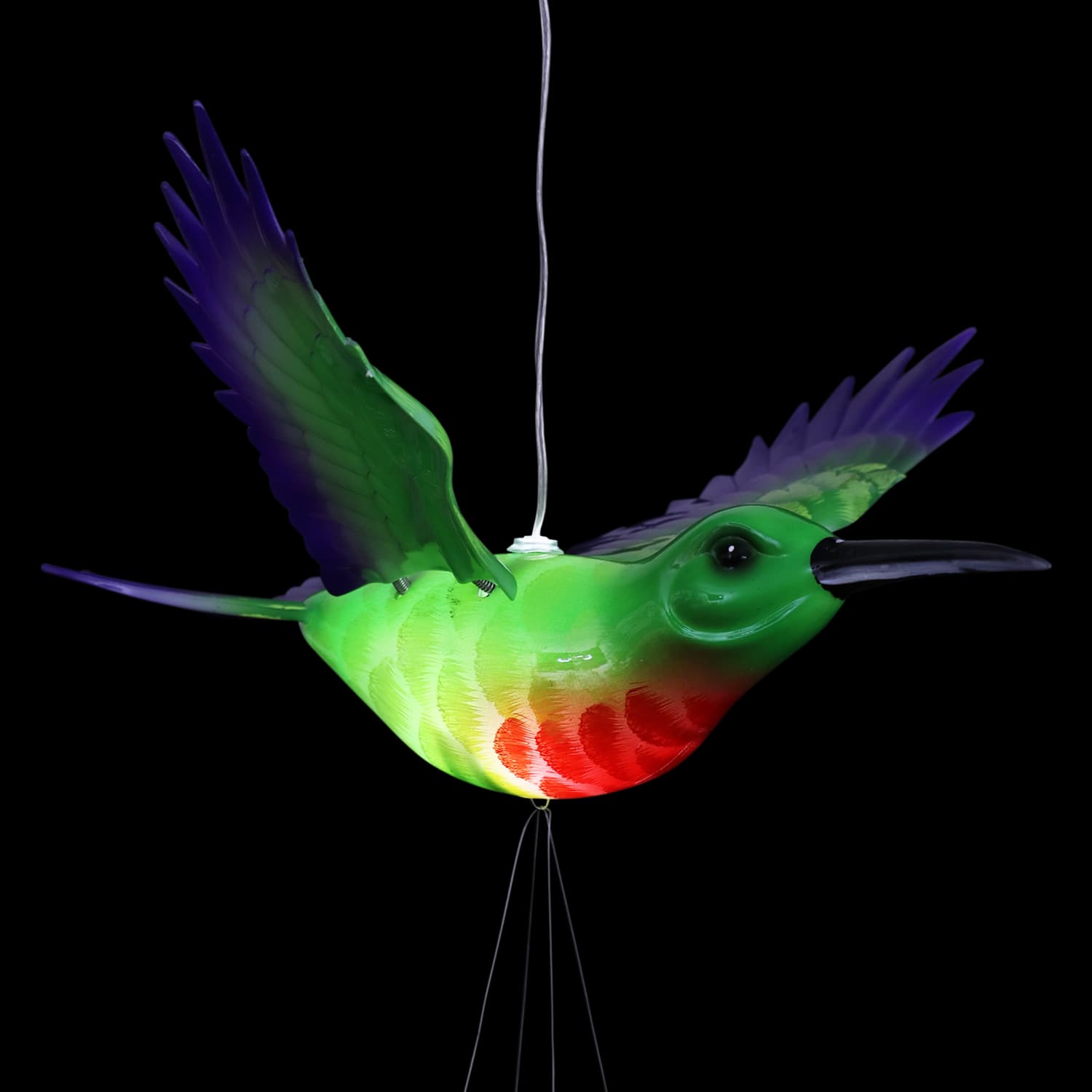 Solar WindyWings Hummingbird Wind Chime - Thumbnail 4