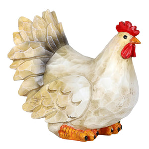 Solar Hand Painted Hen Garden Statue, 9 Inch | Shop Garden Decor by Exhart