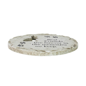 Cat Memorial Resin Garden Stepping Stone Marker, 12 Inches | Shop Garden Decor by Exhart