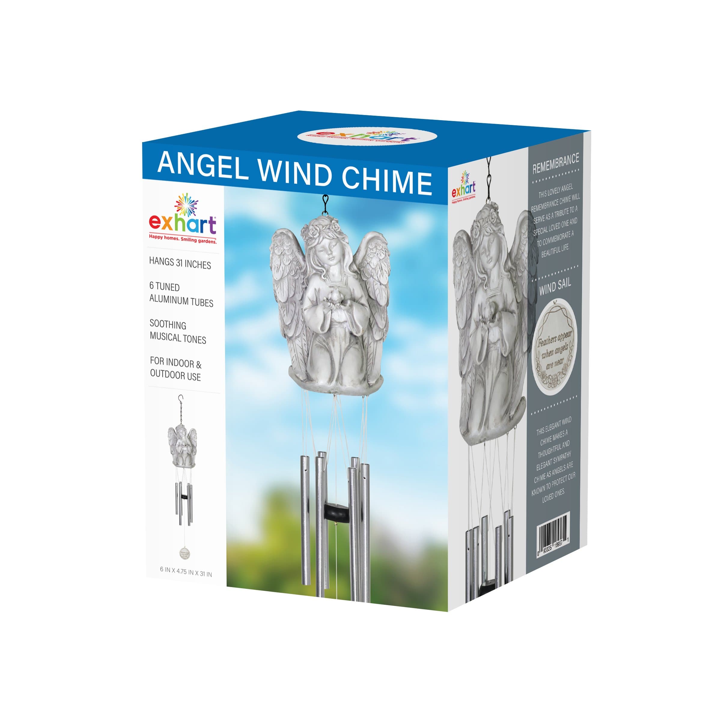 Remembrance Resin Angel Wind Chime - Thumbnail 5