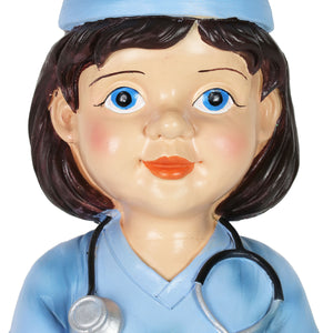 Nurse Nancy Garden Gnome Statue, 5 by 14 Inches | Shop Garden Decor by Exhart