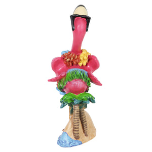 Beach Flamingo Garden Statue, 17 Inch | Shop Garden Decor by Exhart