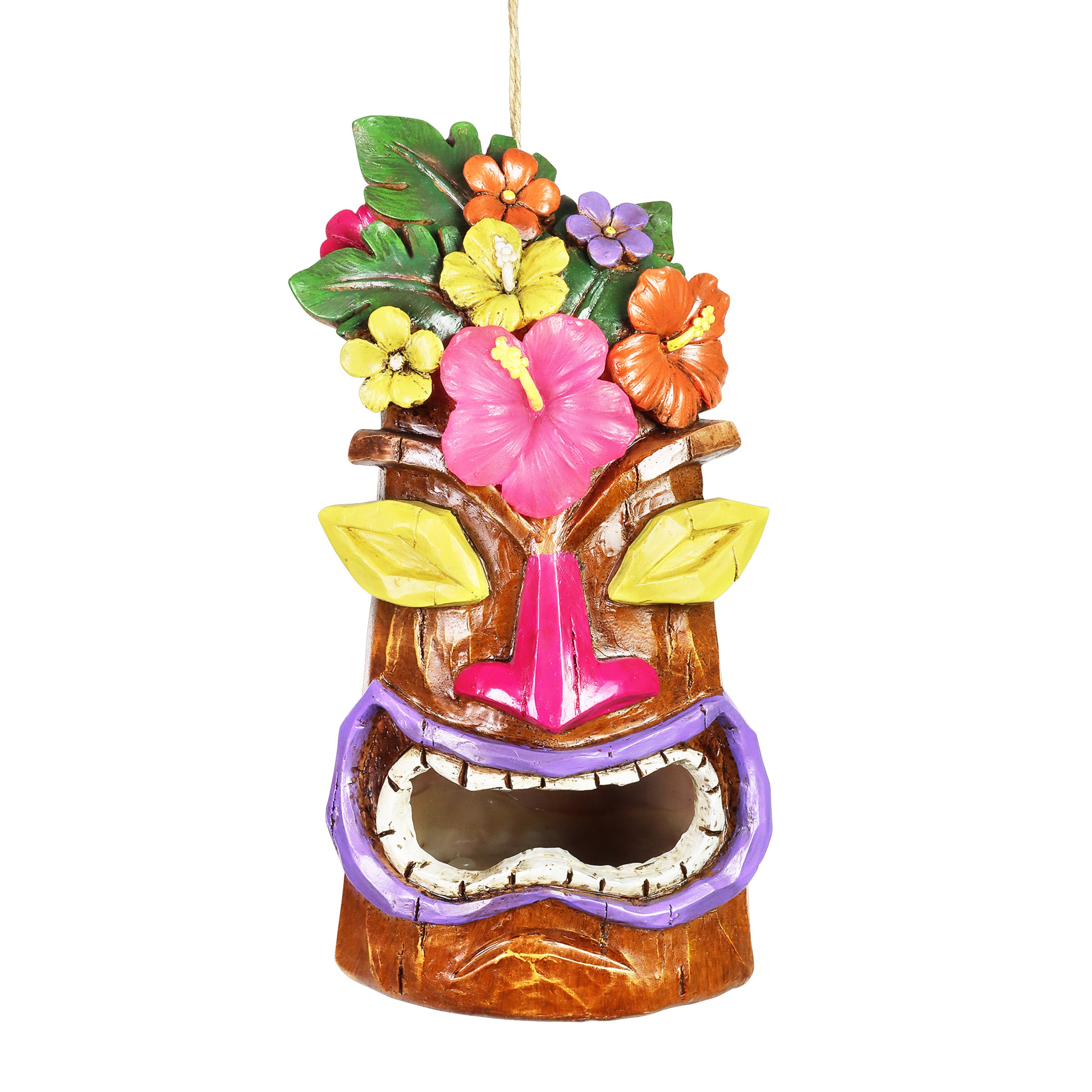 Solar Tiki Bird House - Thumbnail 3