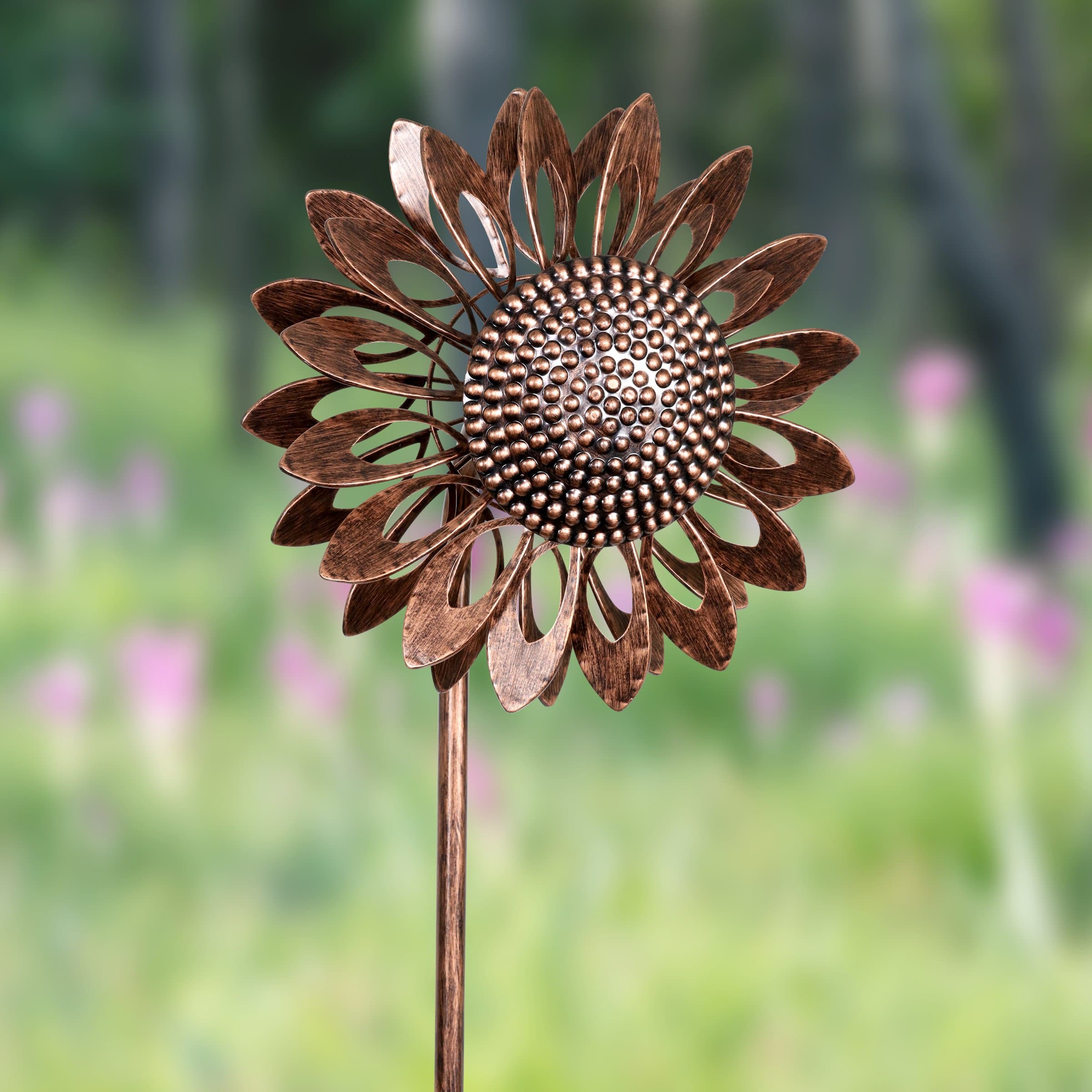 Exhart Sunflower Garden Stake - Thumbnail 4