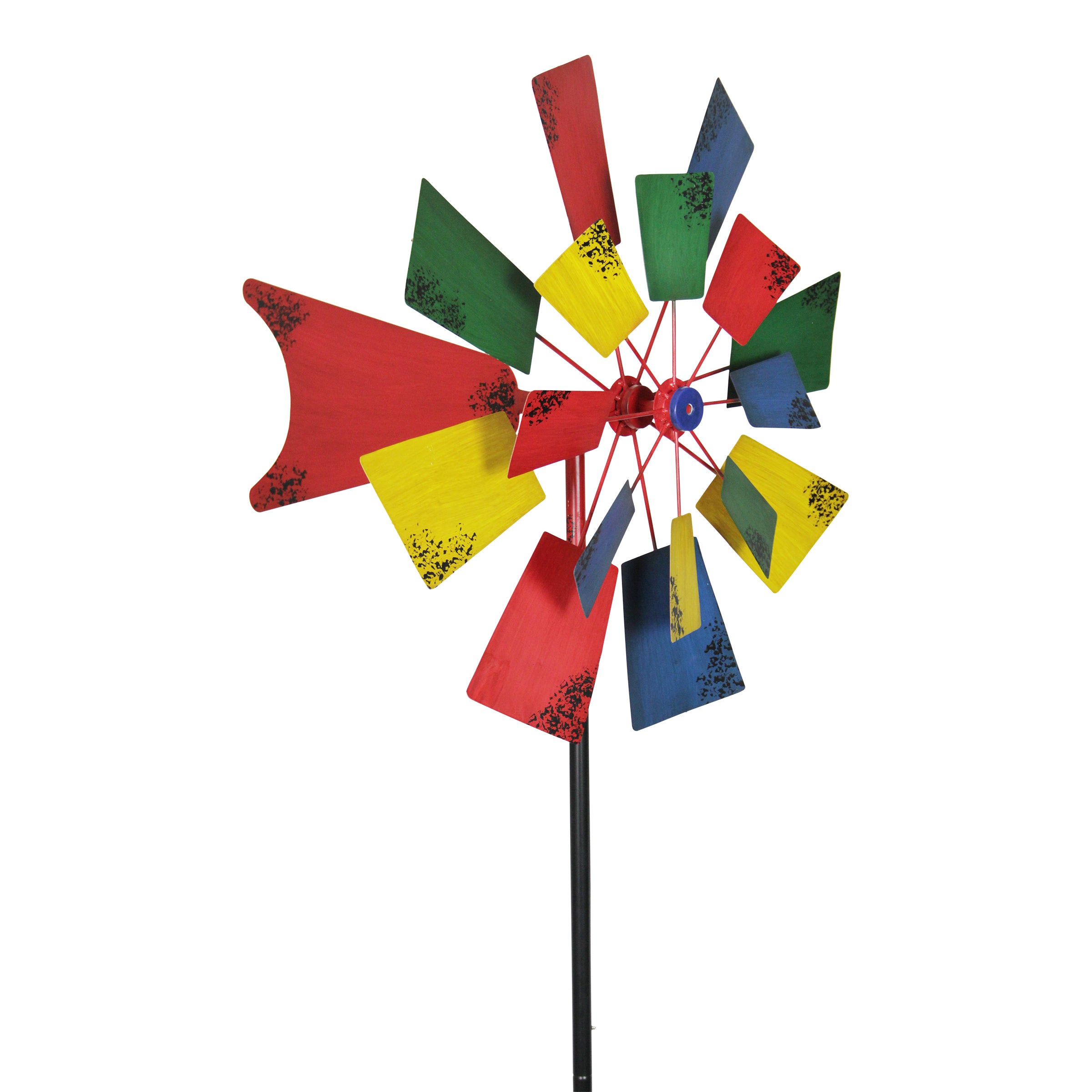 Exhart Windmill Wind Spinner Garden Stake - Thumbnail 2