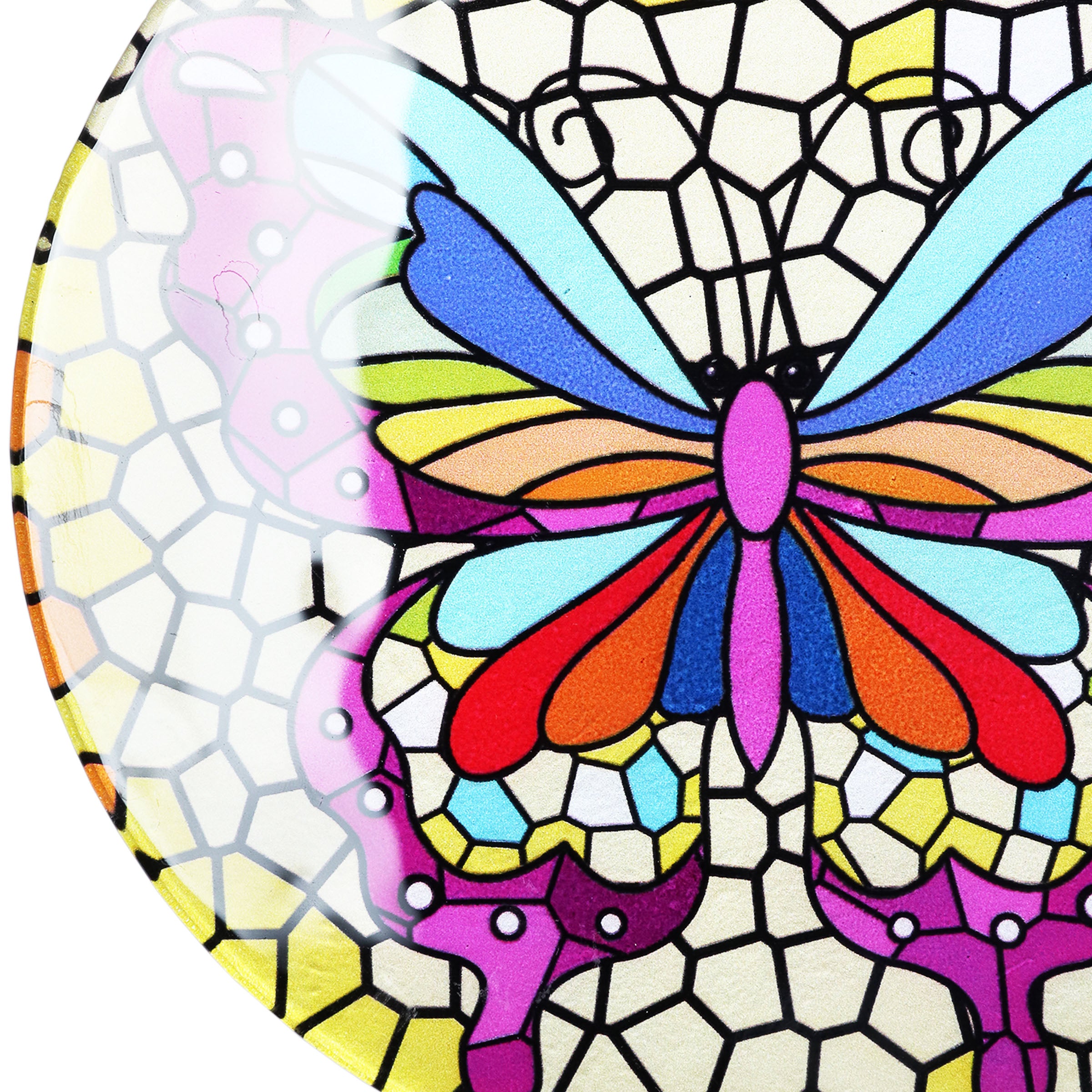 Exhart Mosaic Butterfly Suncatcher