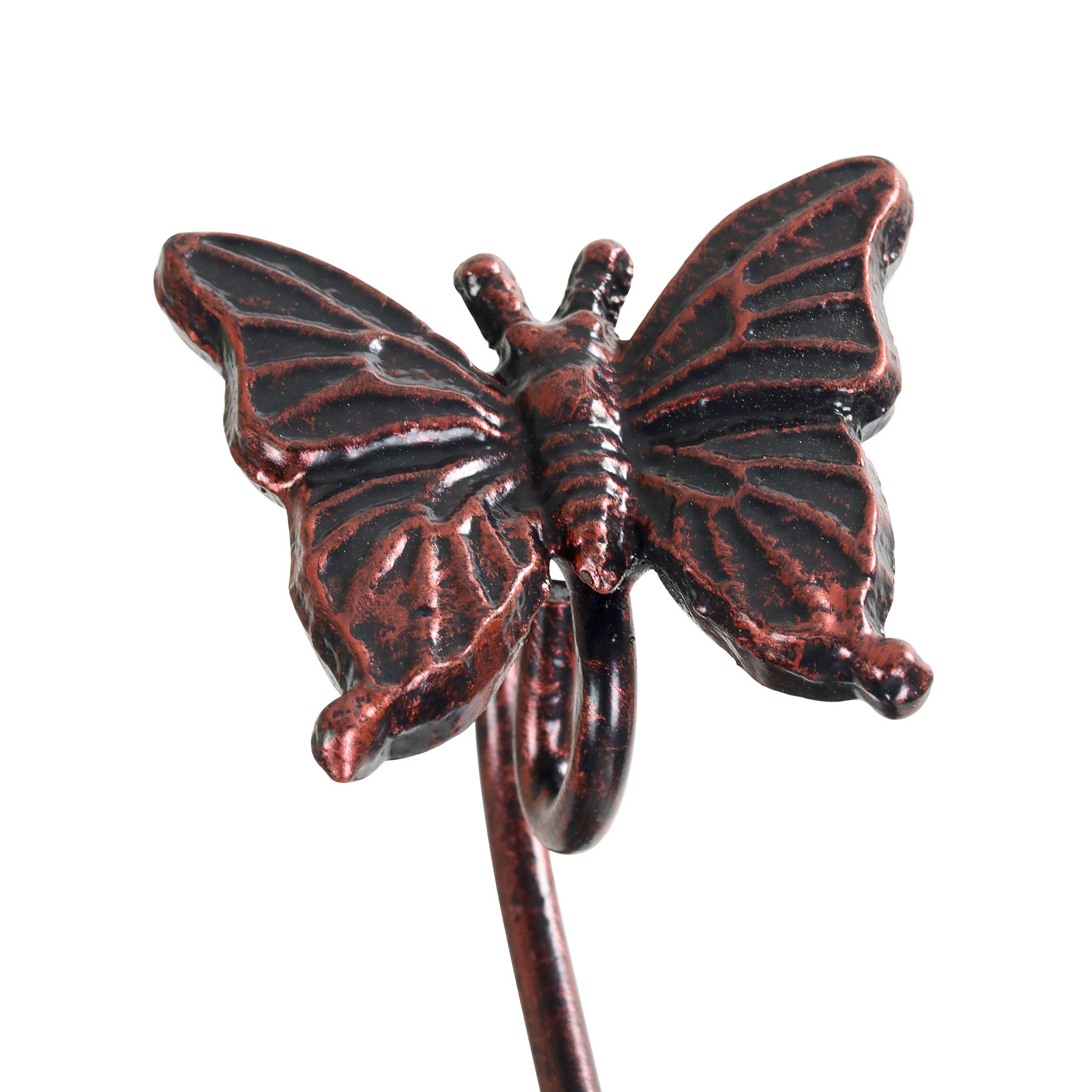 Exhart Kinetic Lotus Butterfly Spinner Garden Stake - Thumbnail 4