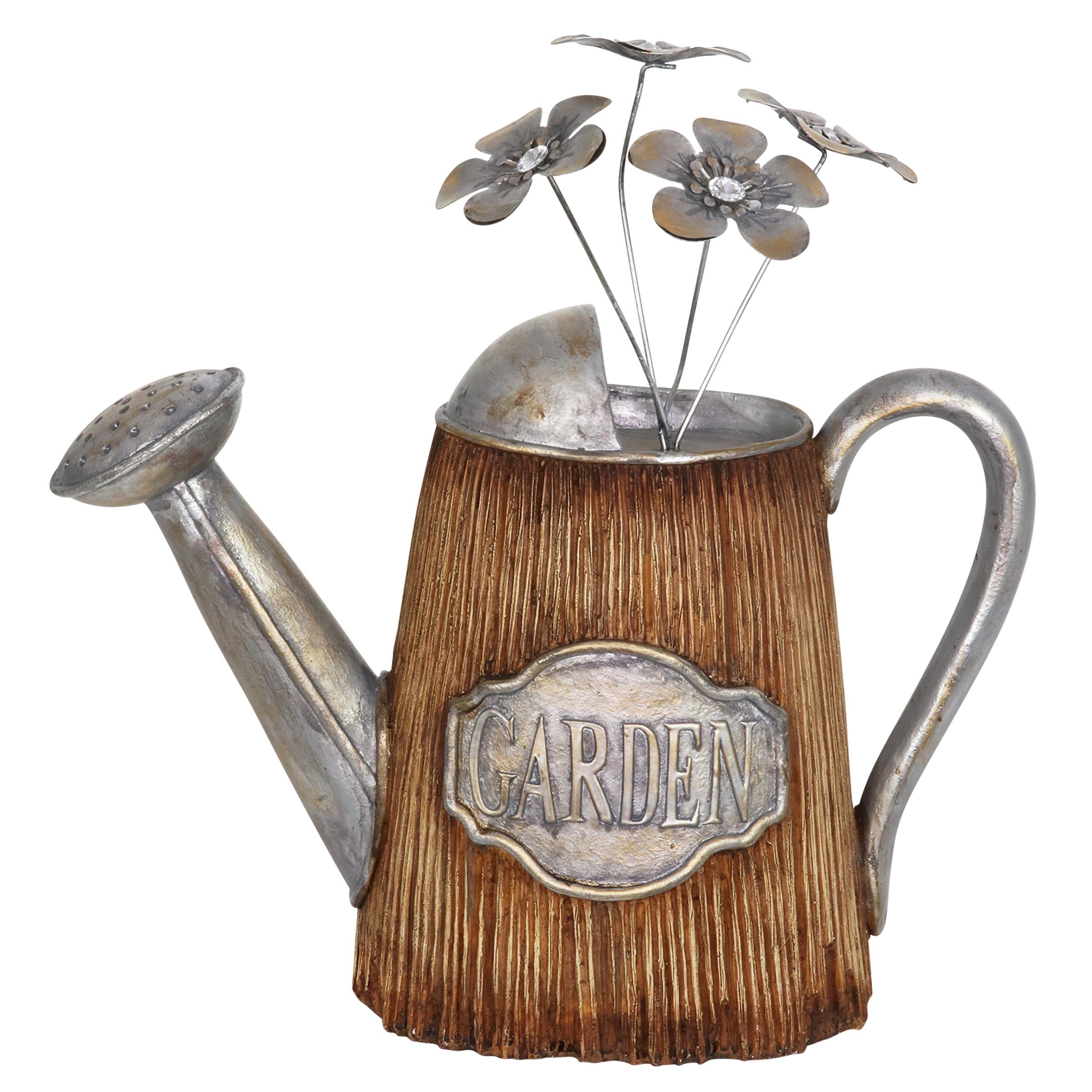 Exhart Woodsy Sprouting Watering Can - Thumbnail 3