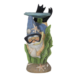 Good Time Solar Snorkeling Gnome Garden Statue, 18 Inches Tall | Shop Garden Decor by Exhart