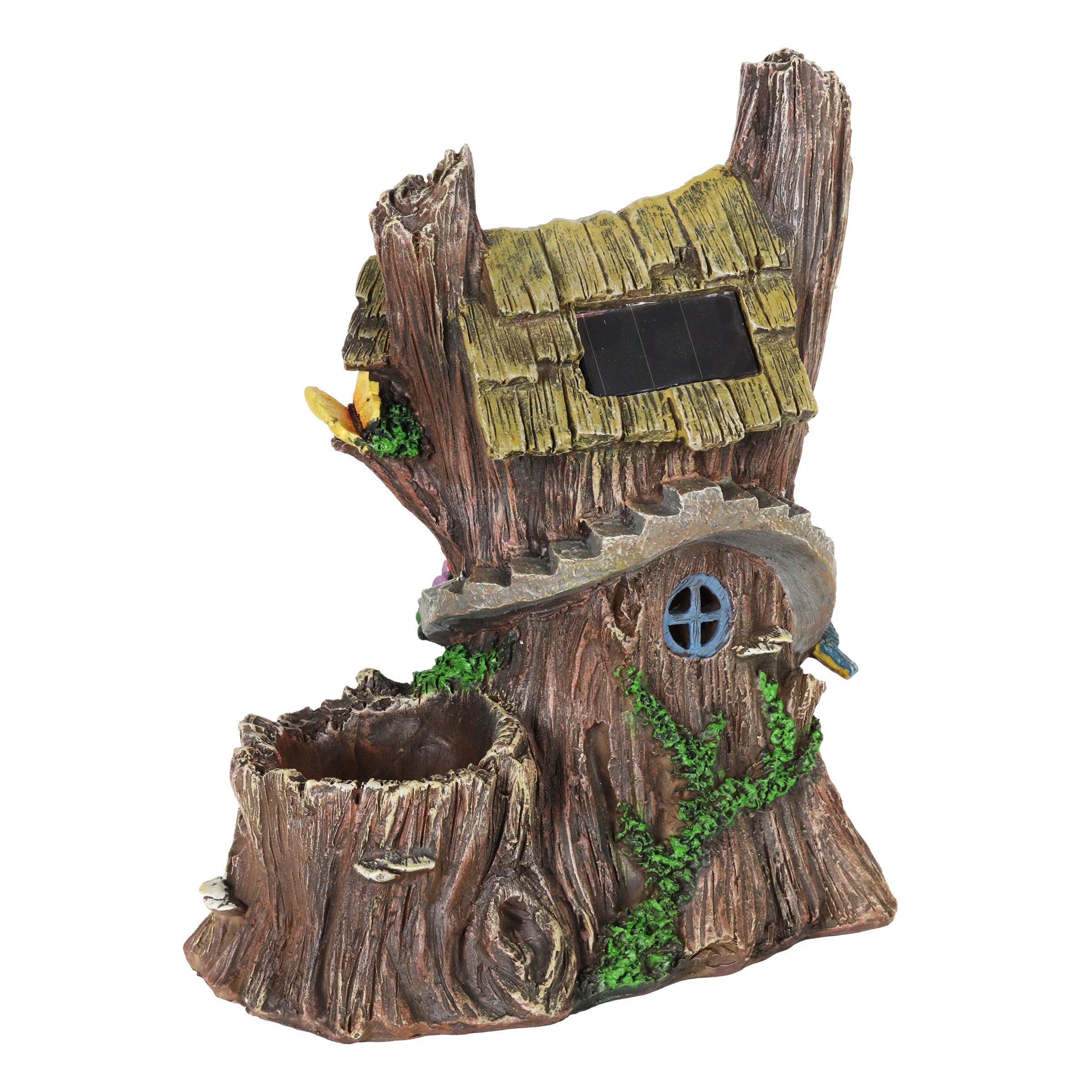 Solar Fairy House Planter and Garden Statue - Thumbnail 5