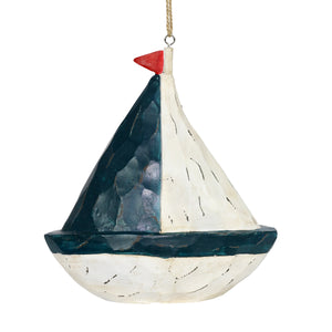 Hanging Sail Boat Bird House, 8 Inch | Shop Garden Decor by Exhart