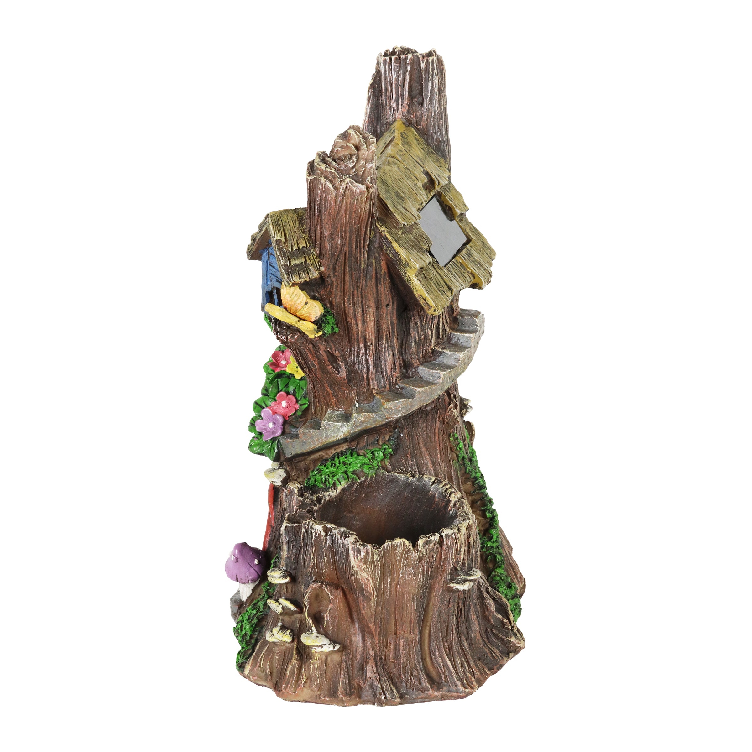 Solar Fairy House Planter and Garden Statue - Thumbnail 4