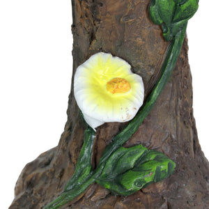 Solar Dog in a Welcome Hammock Hand Painted Garden Statuary, 9.5 by 10.5 Inches | Shop Garden Decor by Exhart