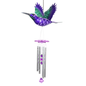 Large WindyWings Hummingbird Wind Chime, 13 by 24 Inches