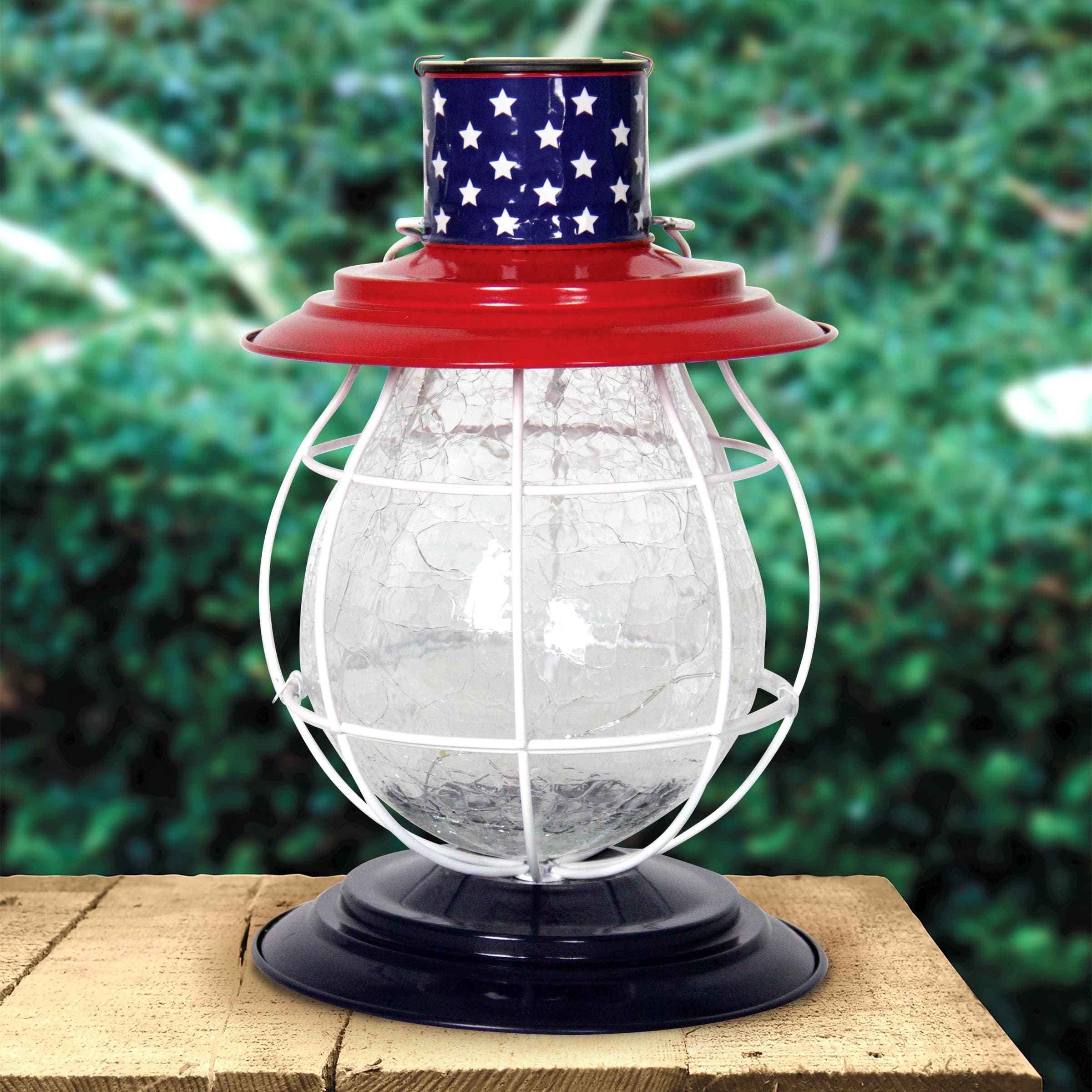 Solar Firefly Patriotic Accent Lantern - Thumbnail 2