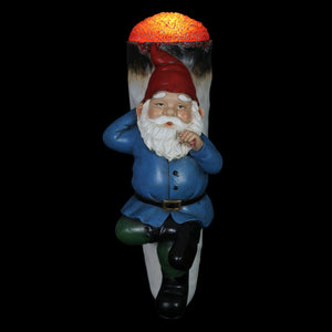 Good Time Up In This Joint Jerry Solar Gnome Statue, 13 by 5.5 Inches