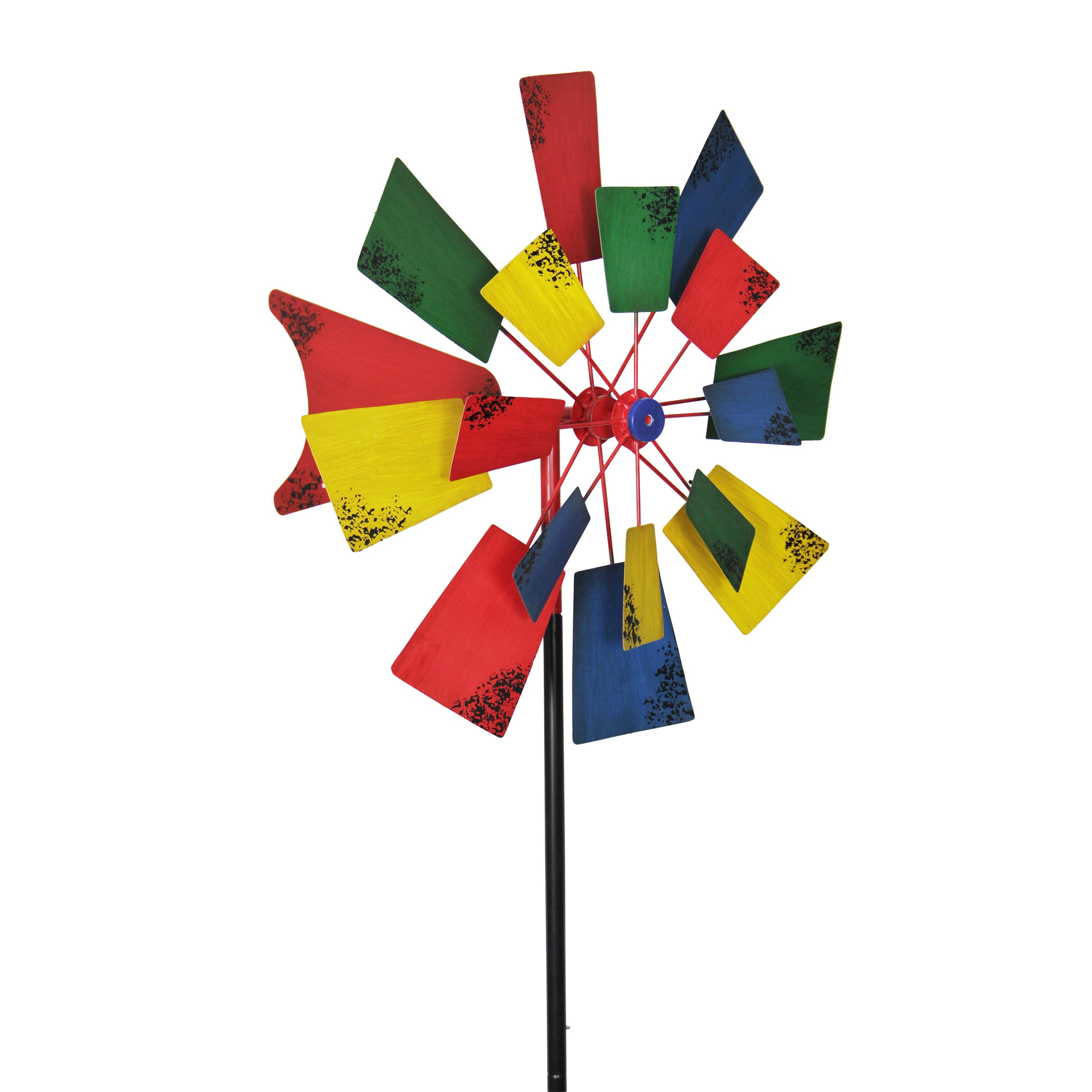 Exhart Windmill Wind Spinner Garden Stake - Thumbnail 4