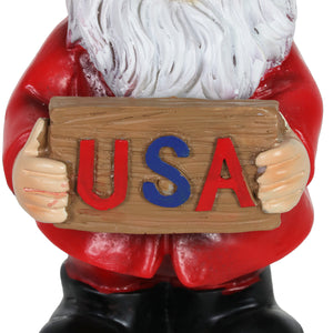 USA Sign Garden Gnome, 8.5 Inch | Shop Garden Decor by Exhart