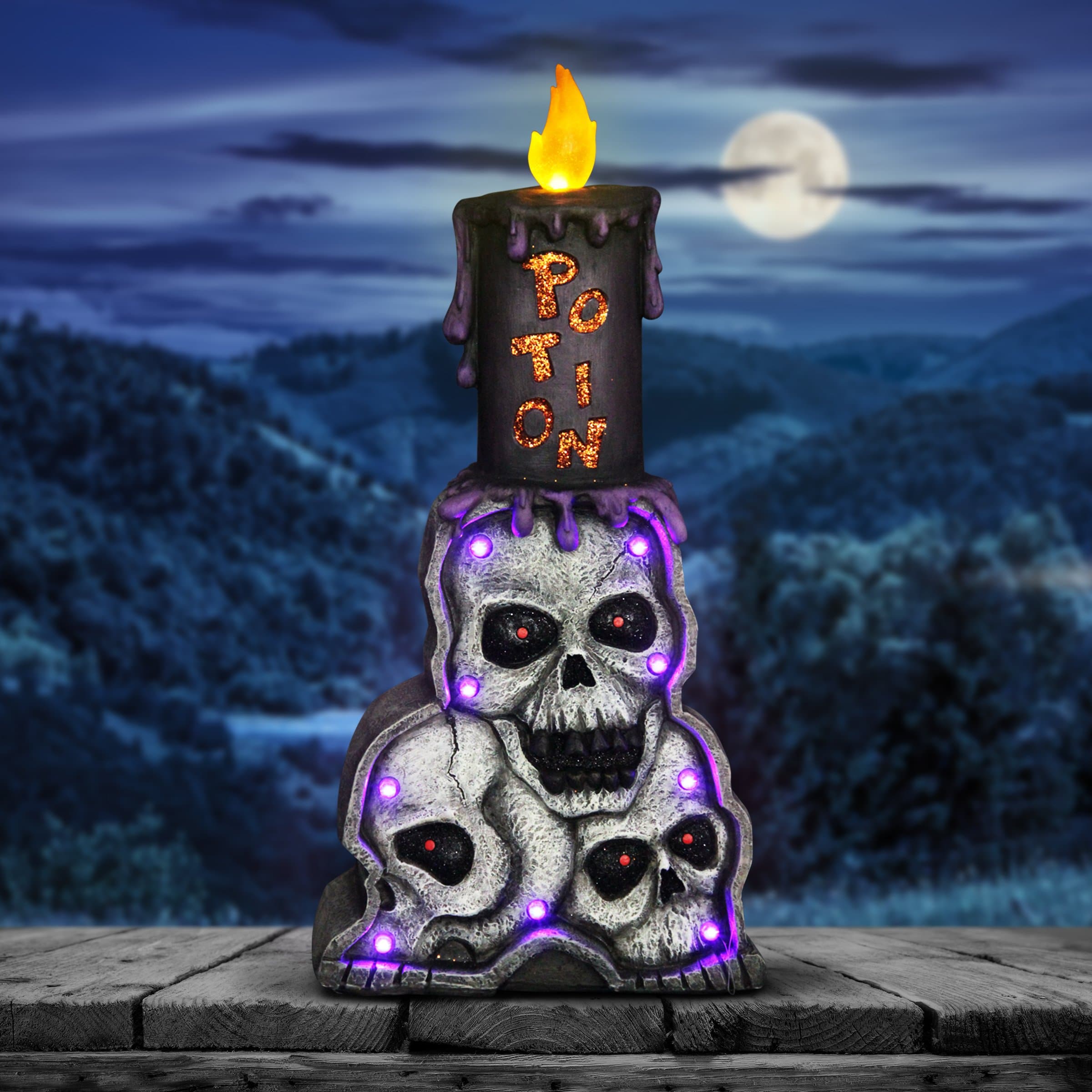 Exhart Stacked Skulls Statue - Thumbnail 4