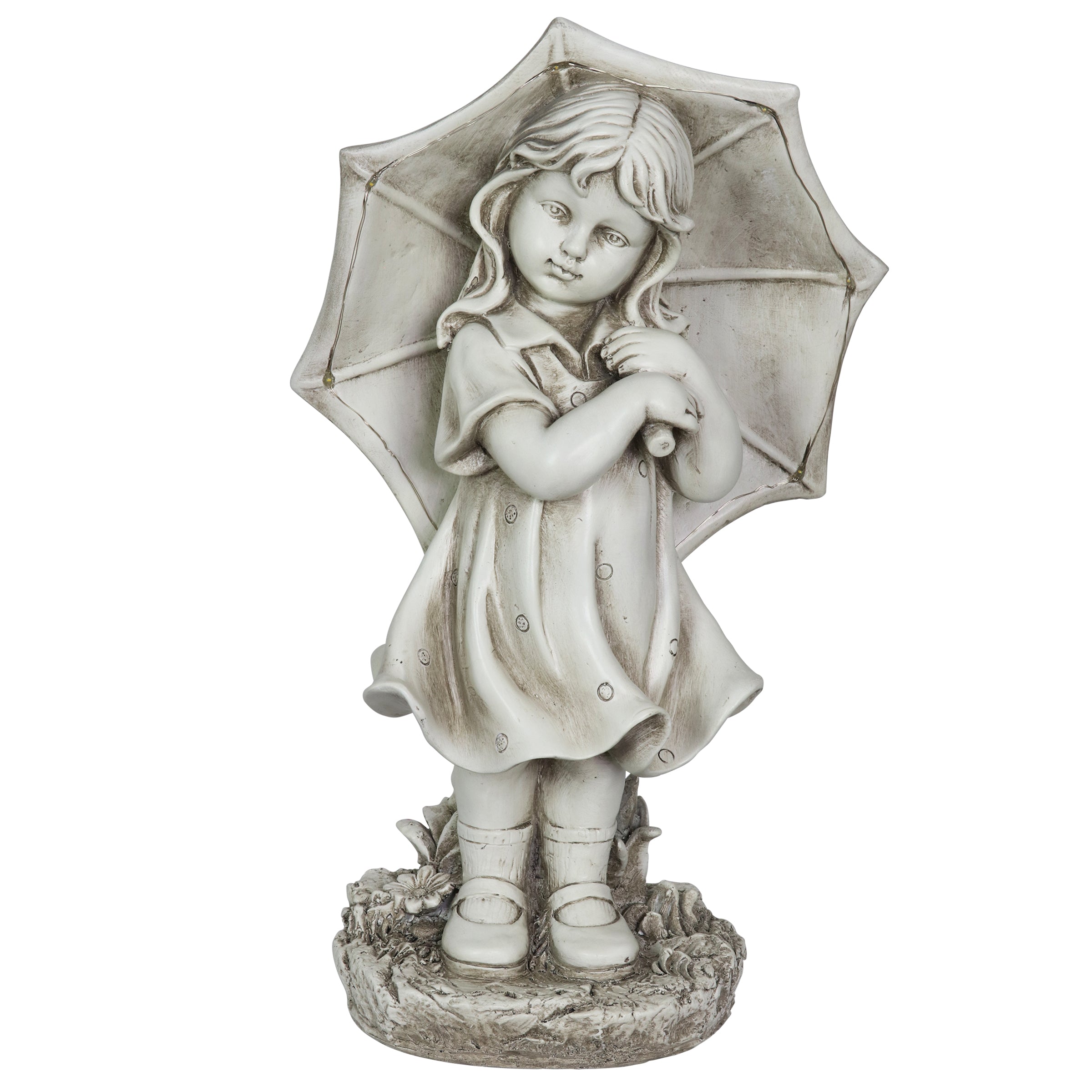 Solar Girl with Umbrella Statue - Thumbnail 3