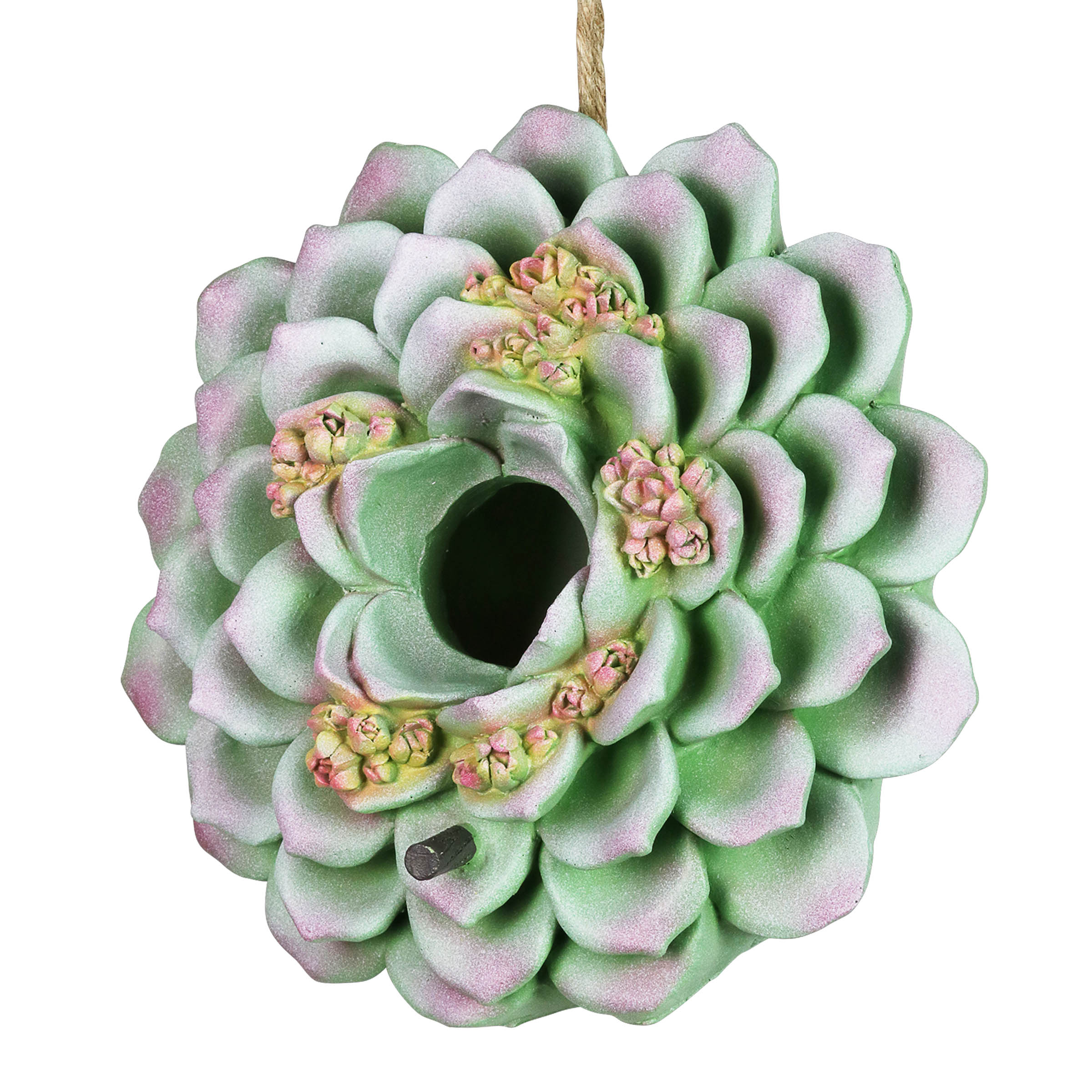 Exhart Succulent Bird House - Thumbnail 3