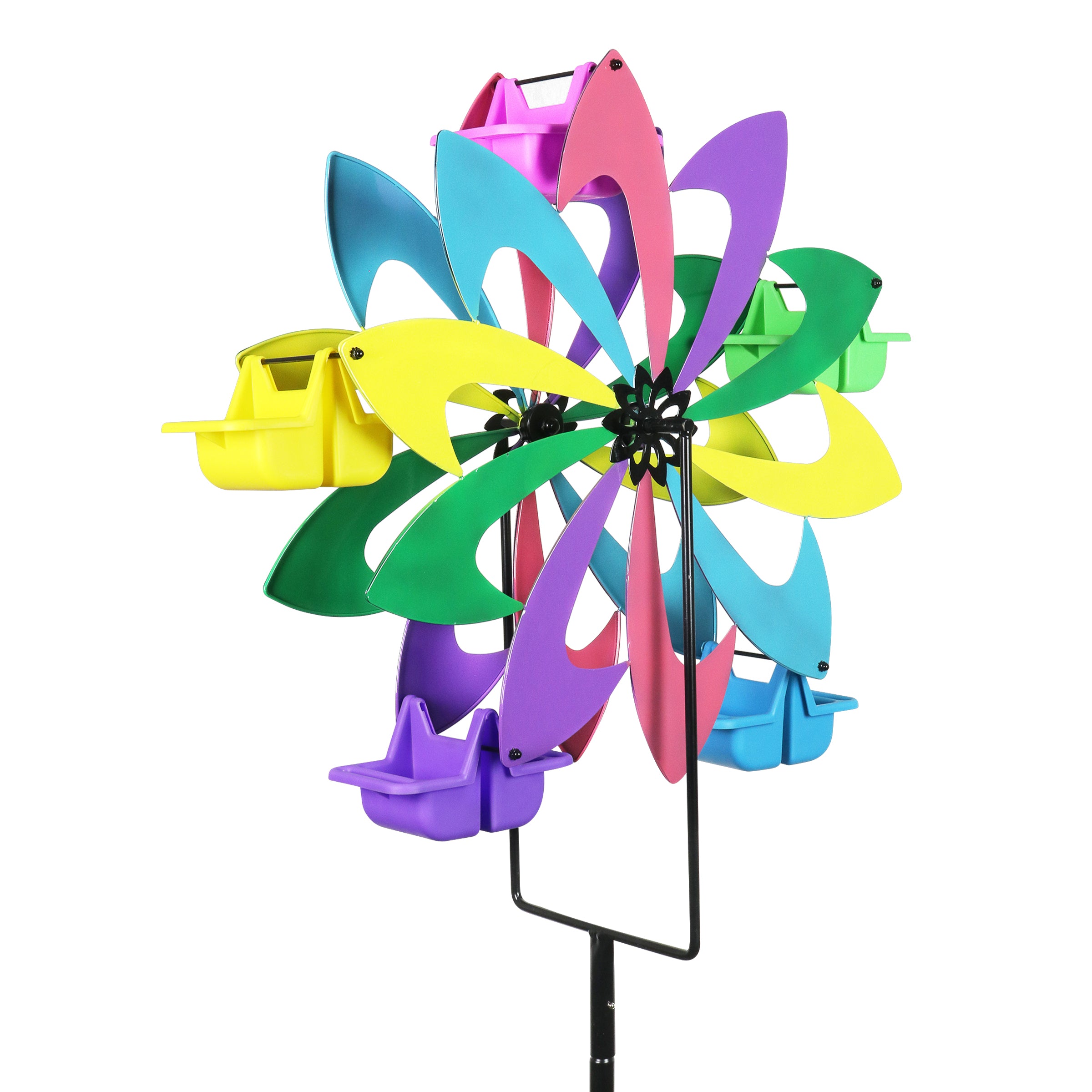 Ferris Feeder Multicolor Pinwheel Bird Feeder and Spinner - Thumbnail 3
