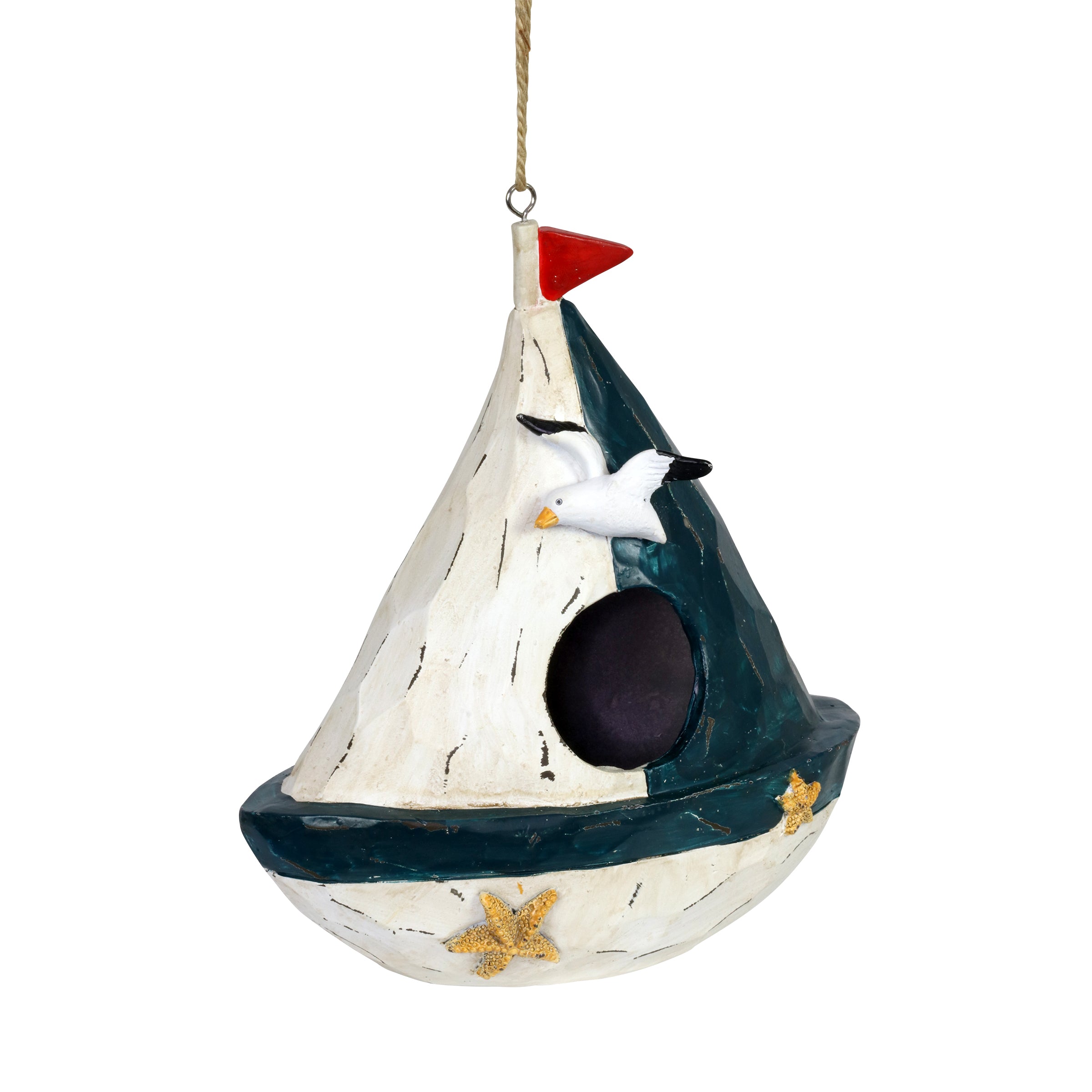 Exhart Sail Boat Bird House - Thumbnail 2