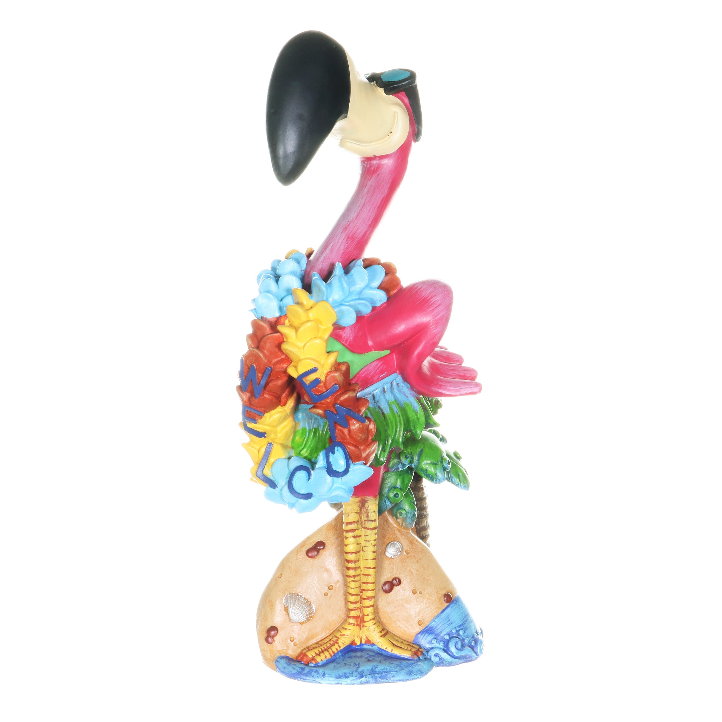 Beach Flamingo Garden Statue - Thumbnail 2