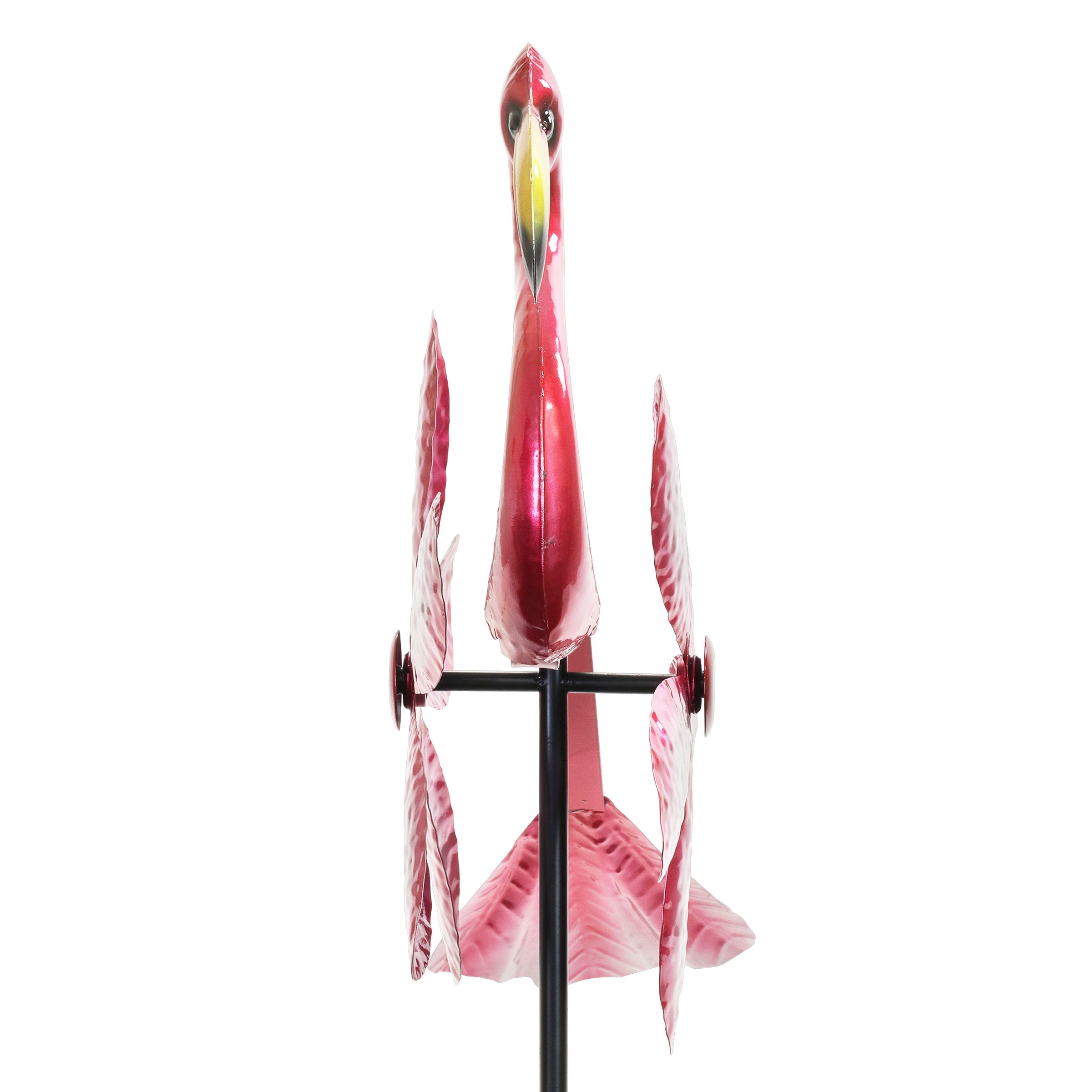 Exhart Flamingo Garden Spinner Stake