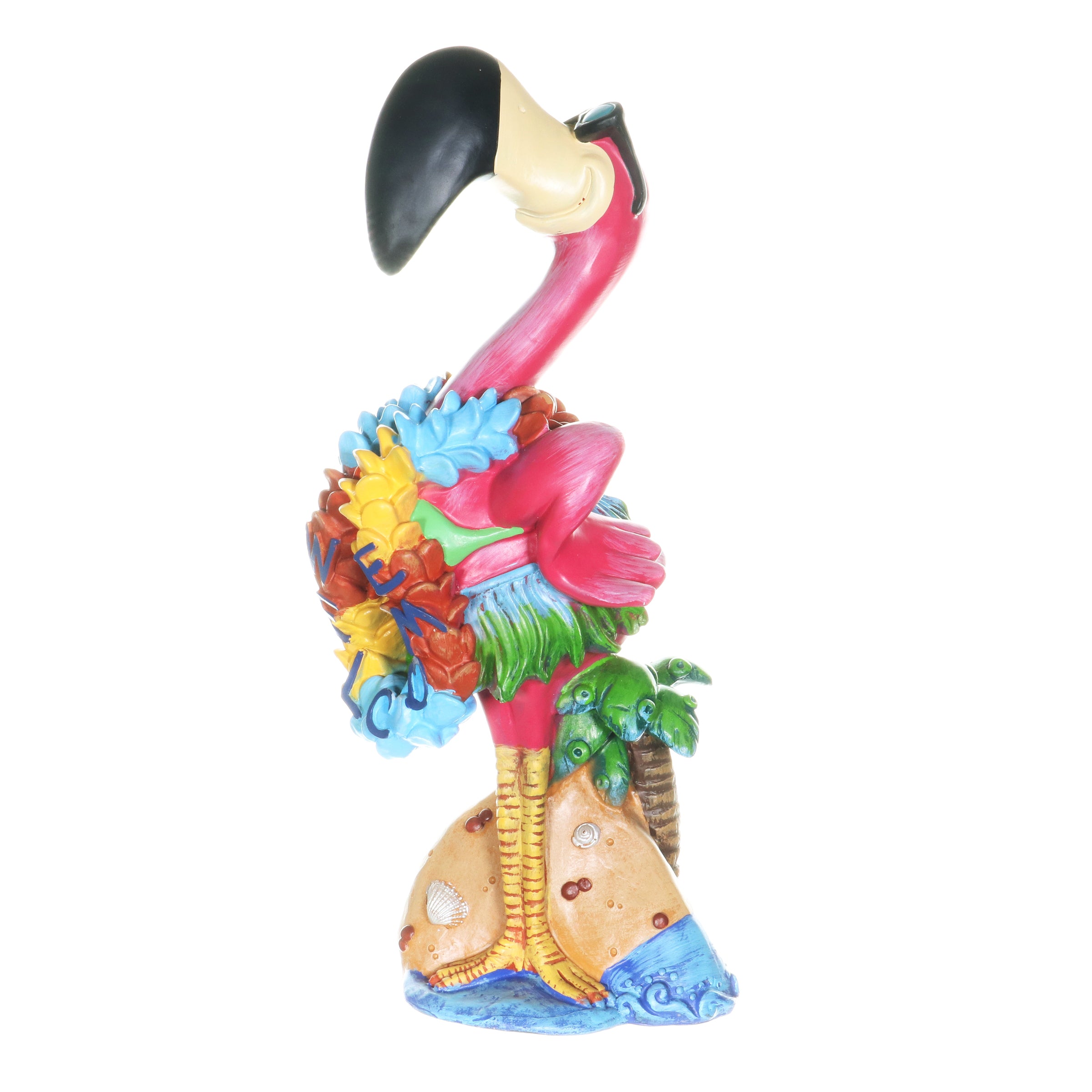 Beach Flamingo Garden Statue - Thumbnail 3