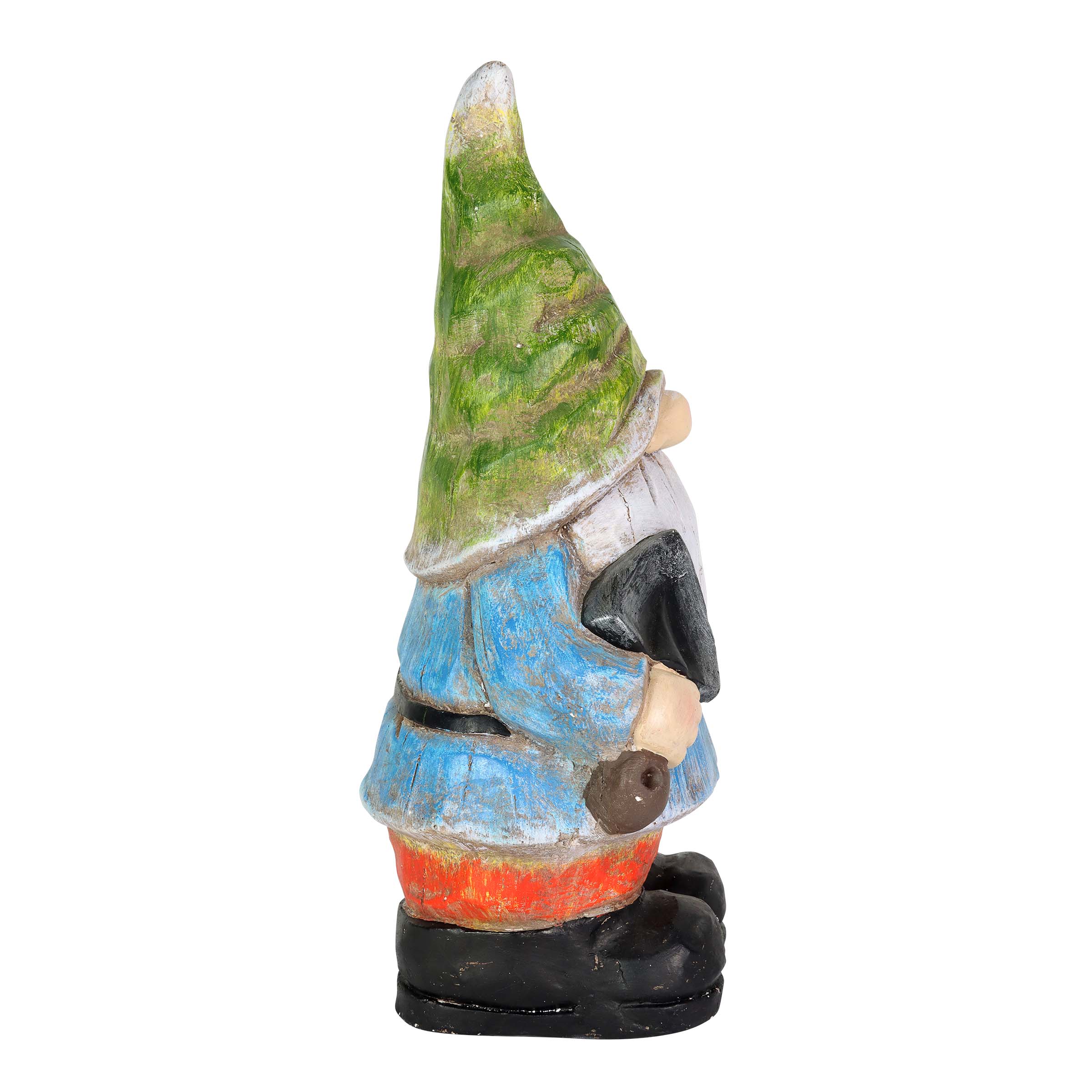 Can't See Casey Wrinkled Hat Garden Gnome Statue with Spade - Thumbnail 5