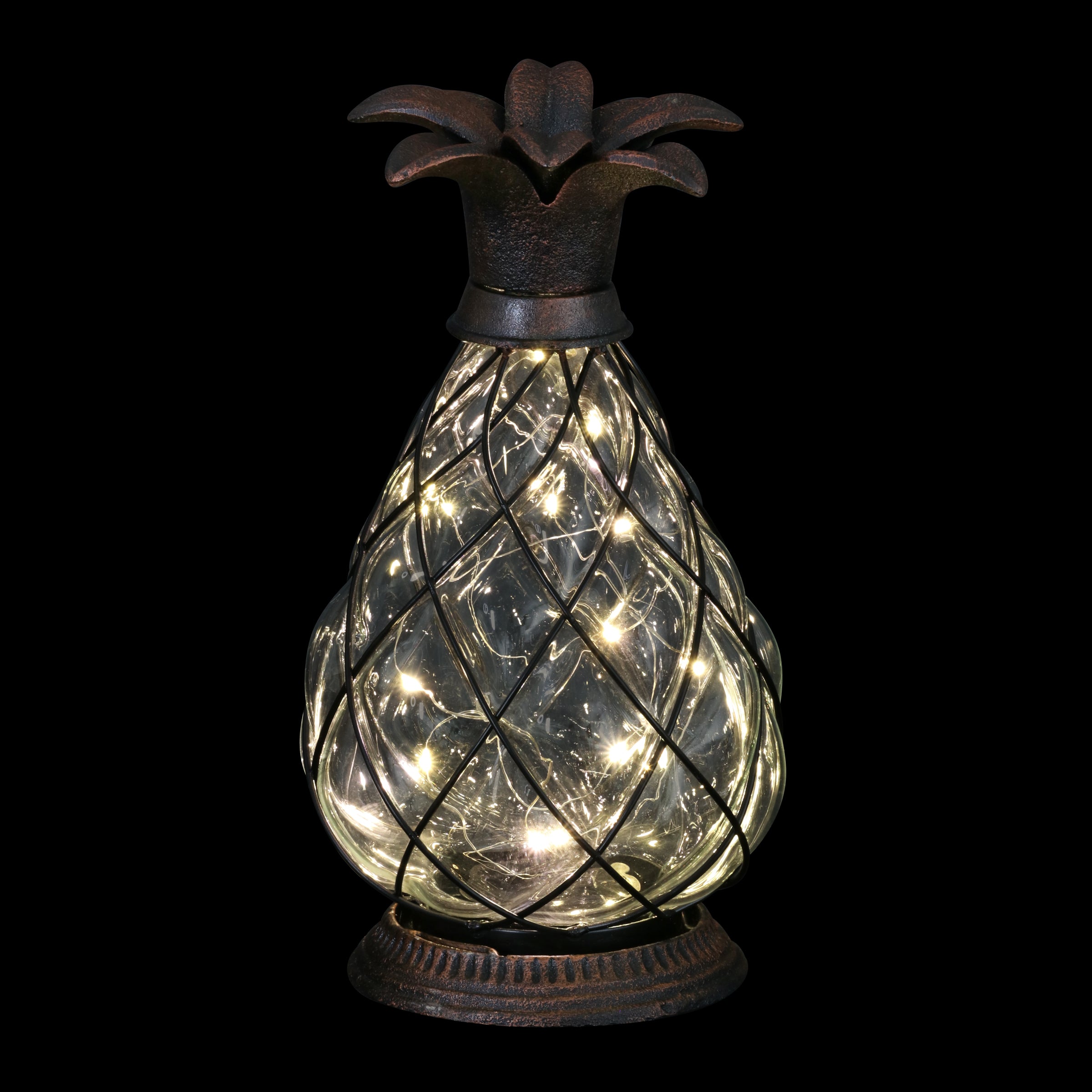 Exhart Solar Pineapple Lantern - Thumbnail 5