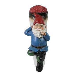 Good Time Up In This Joint Jerry Solar Gnome Statue, 13 by 5.5 Inches