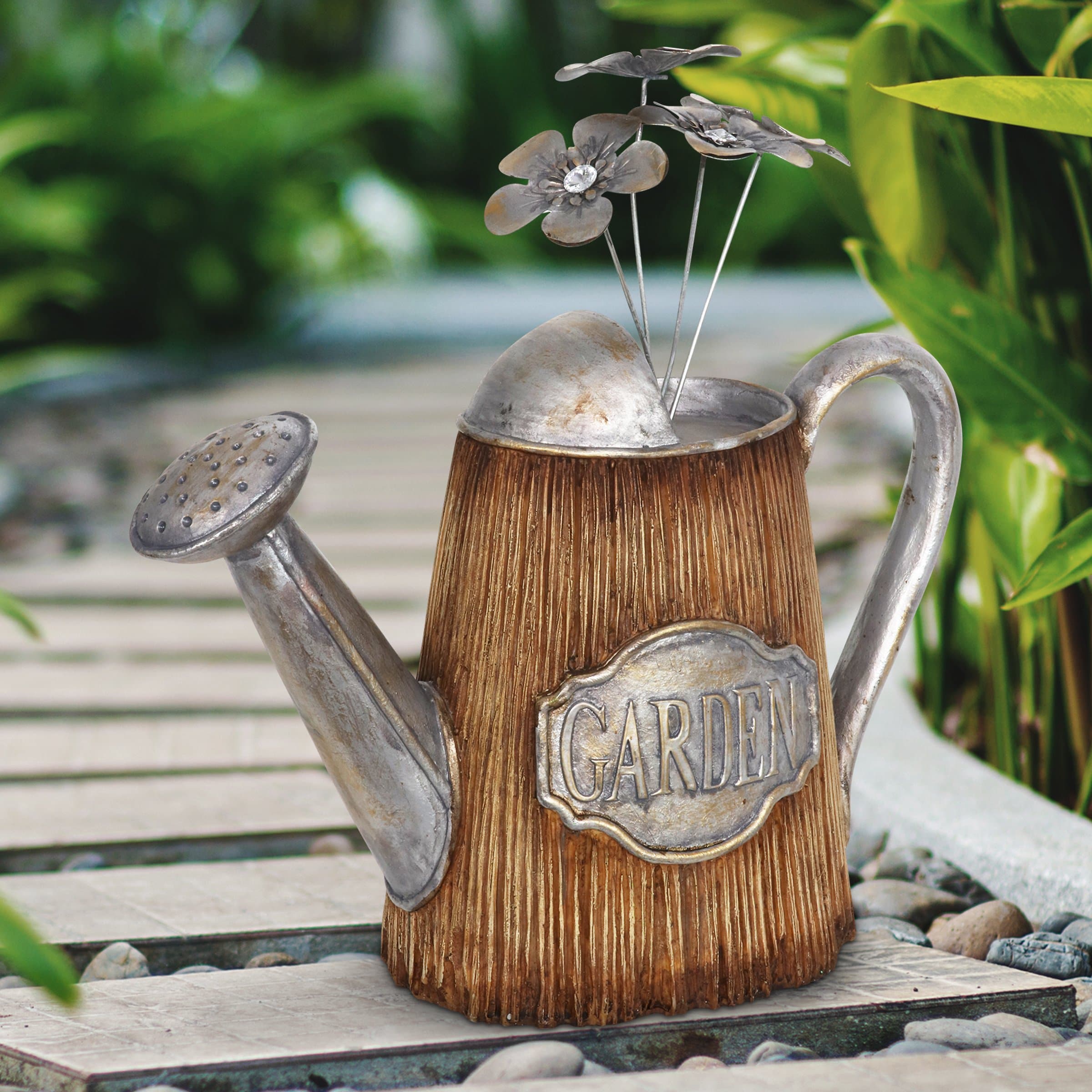 Exhart Woodsy Sprouting Watering Can