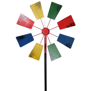 Vintage Windmill Wind Spinner Garden Stake, 16 by 78  inches | Shop Garden Decor by Exhart
