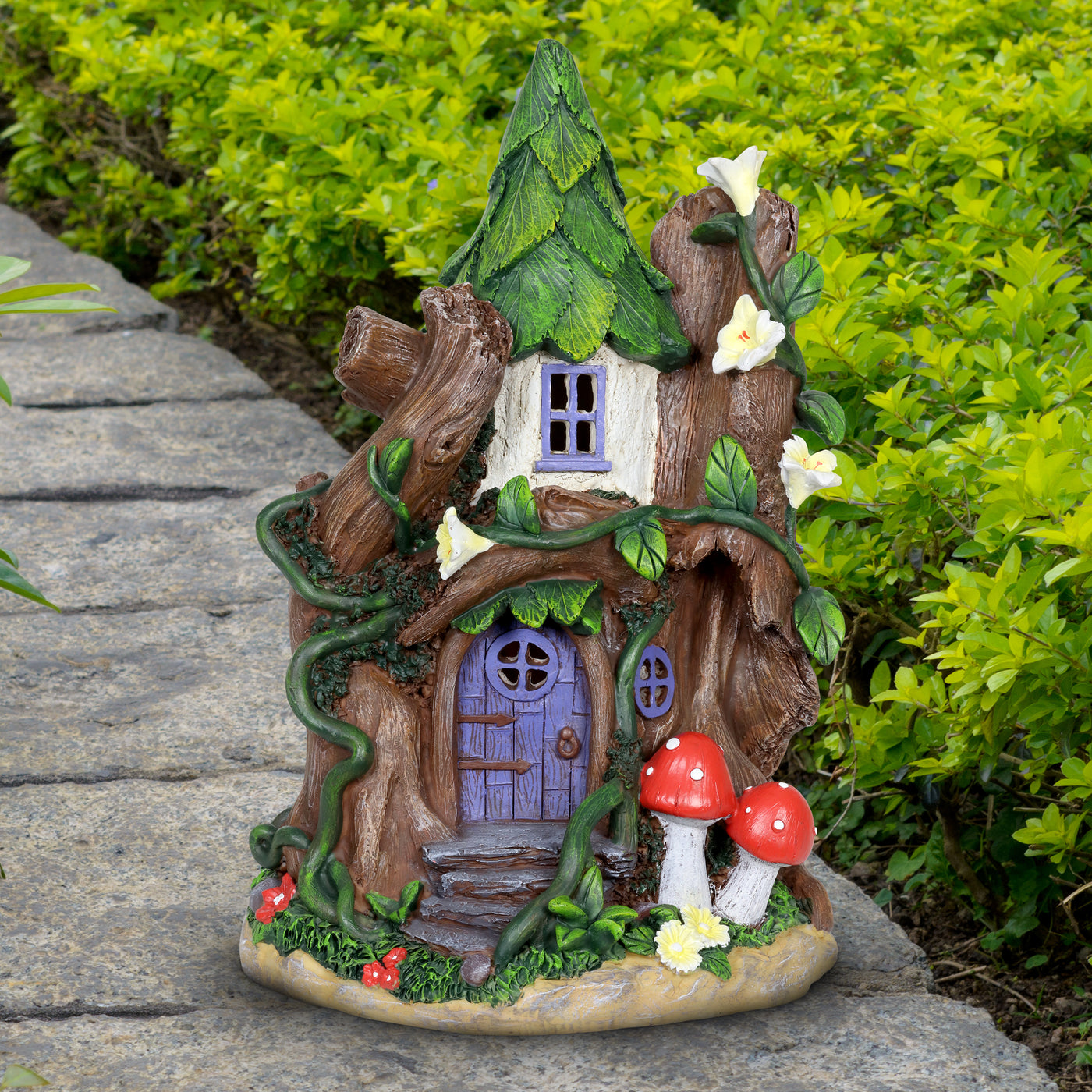 The EnCHANTED Garden Feeënhuis Solar Tuin Ornamenten The EnCHANTED Garden Feeënhuis Solar Tuin Ornamenten